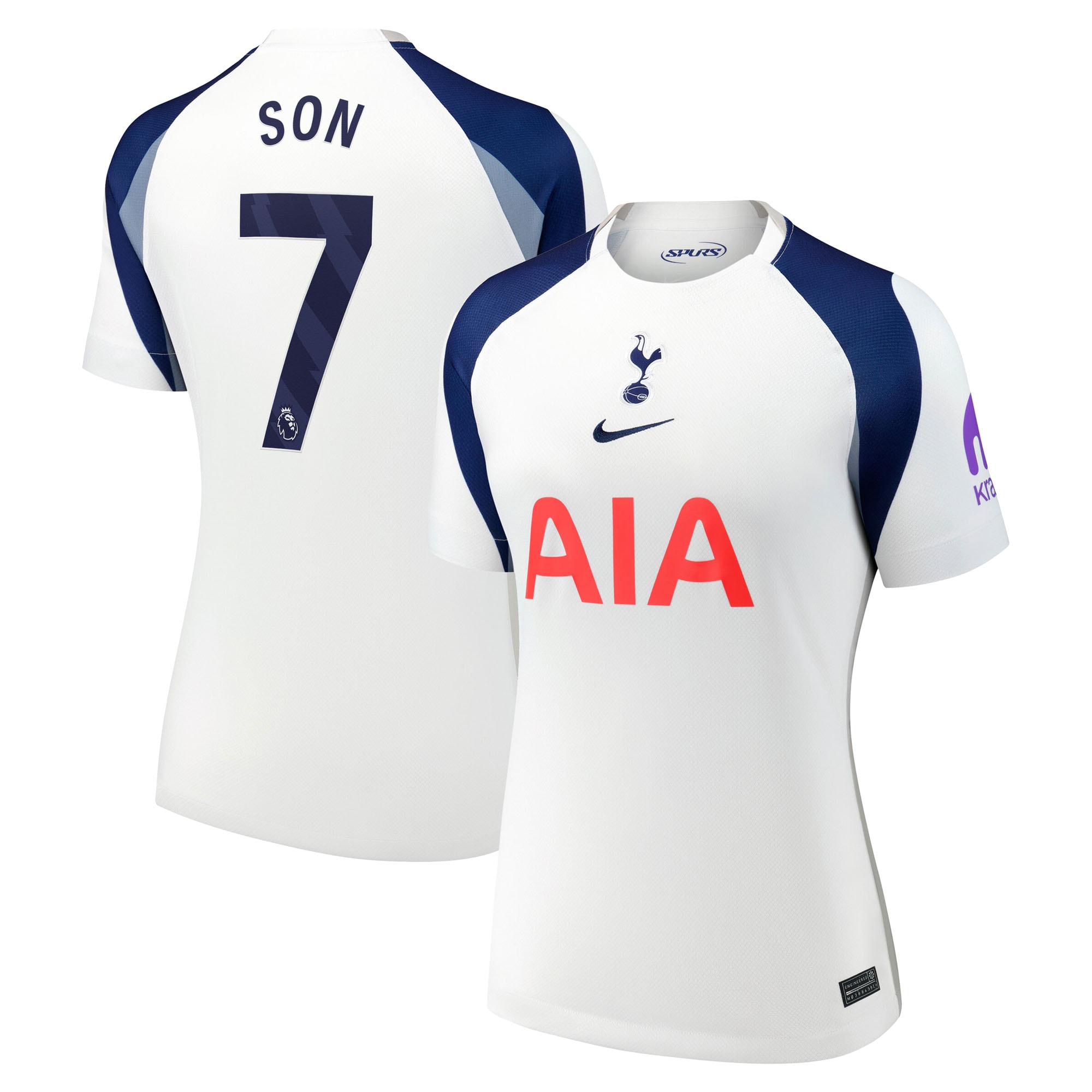 Son Heung-Min Tottenham Hotspur Women's 2025/26 Home Jersey - White