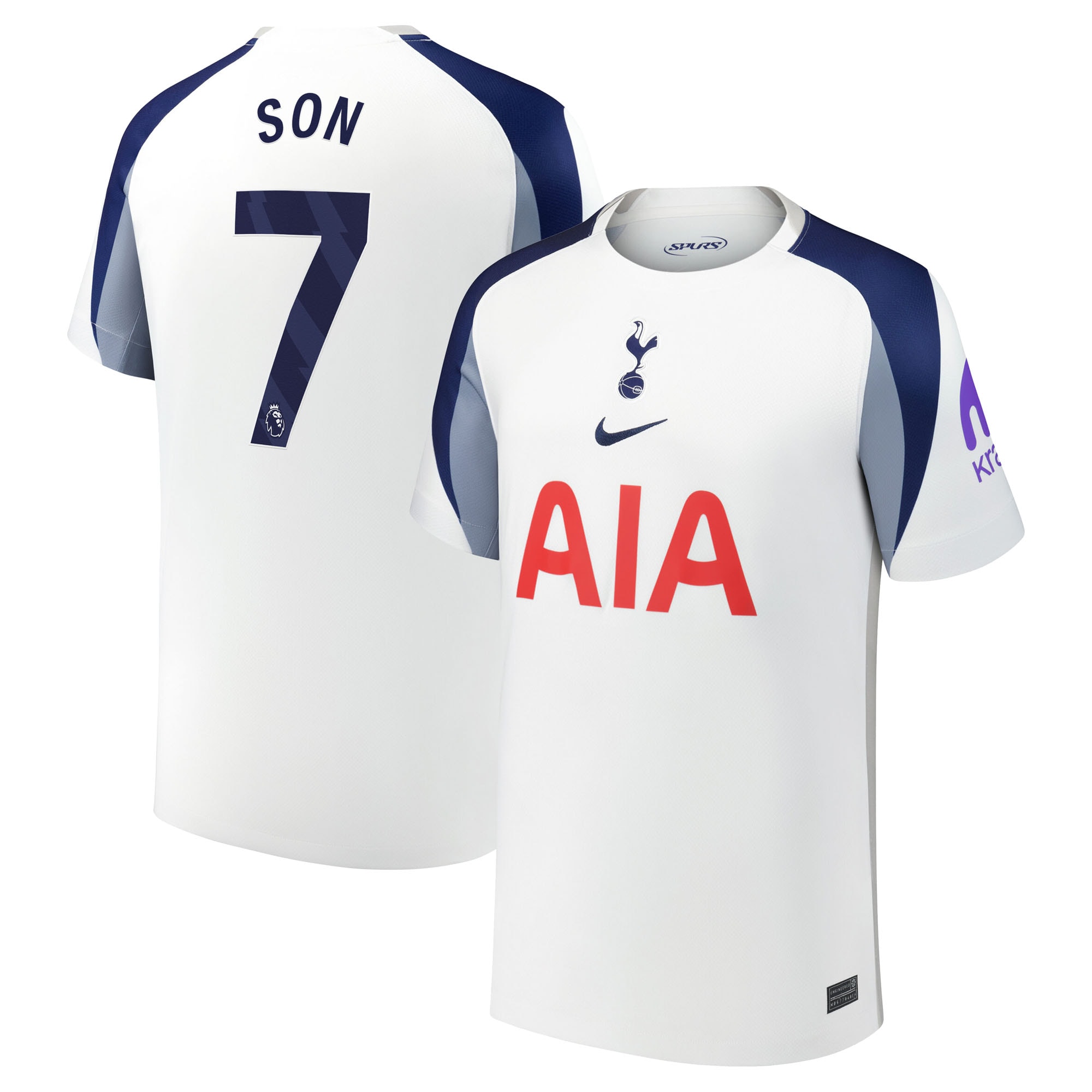 Son Heung-Min Tottenham Hotspur Youth 2025/26 Home Jersey - White