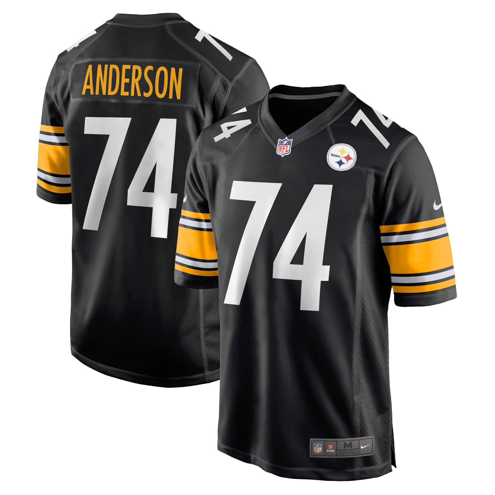 Spencer Anderson Pittsburgh Steelers Game Jersey - Black