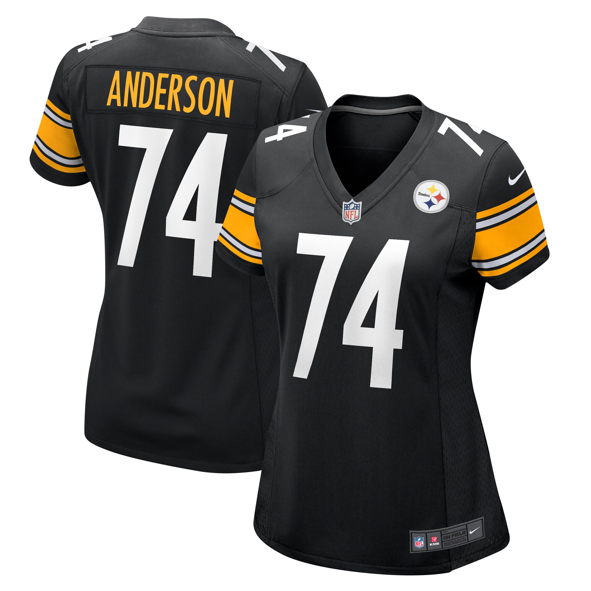Spencer Anderson Pittsburgh Steelers Women's Game Jersey - Black
