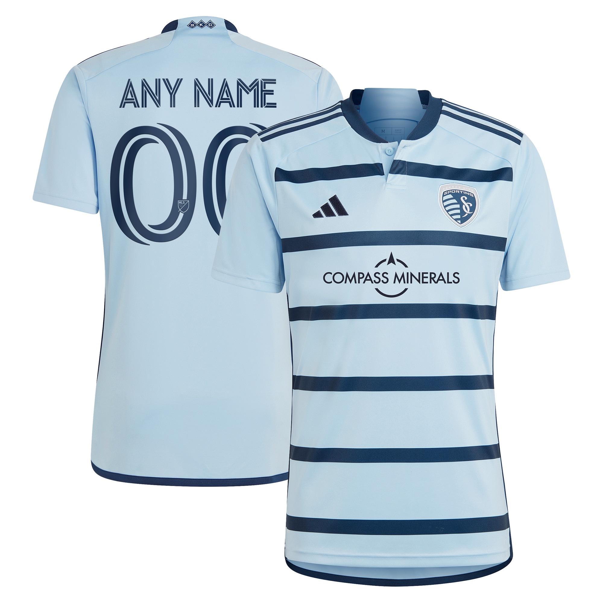 Sporting Kansas City 2023 Hoops 4.0 Custom Jersey - Light Blue