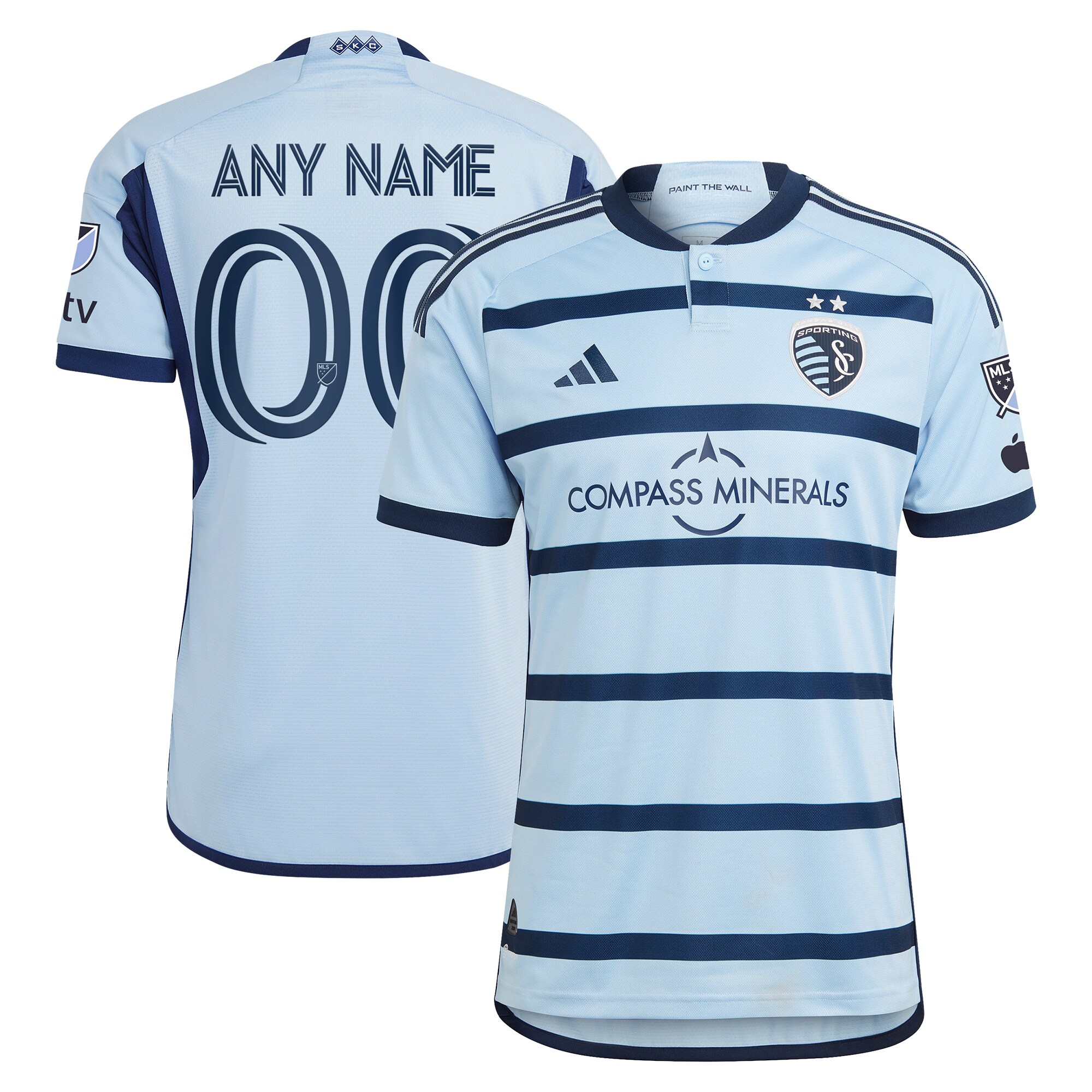 Sporting Kansas City 2023 Hoops 4.0 Custom Jersey - Light Blue