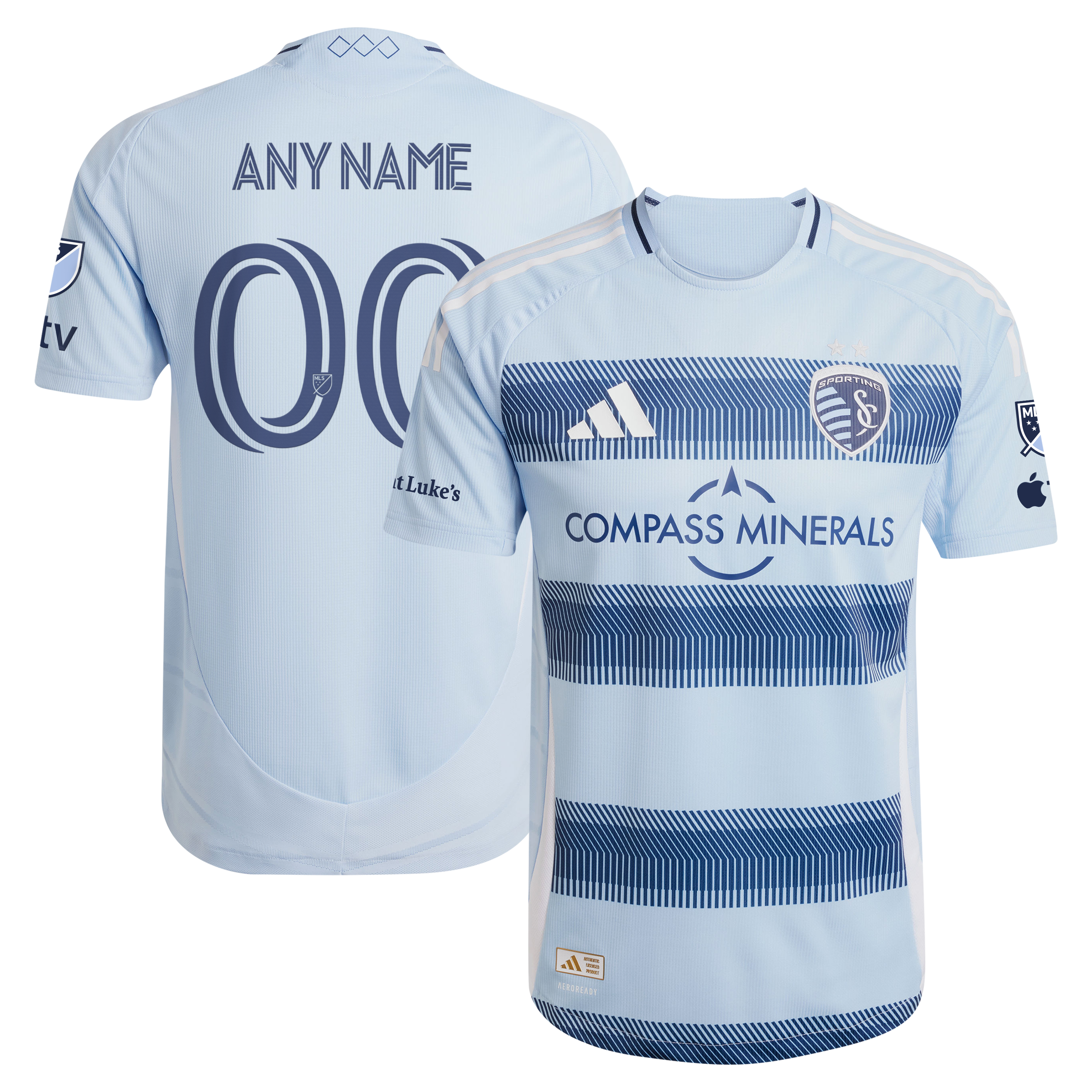 Sporting Kansas City 2025 One KC On-Field Custom Jersey - Light Blue