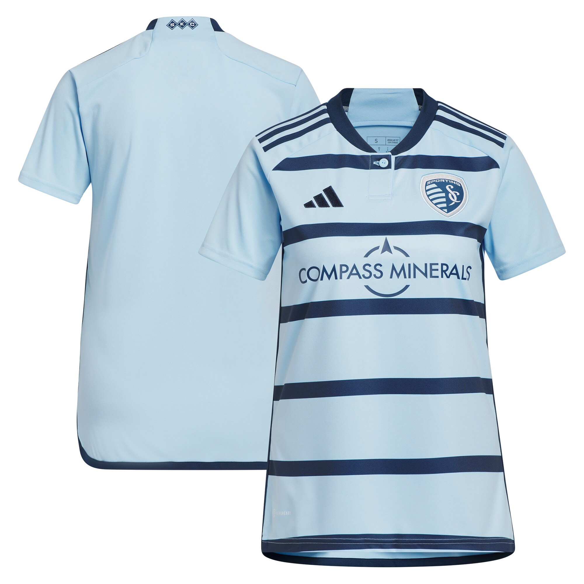 Sporting Kansas City Women's 2023 Hoops 4.0 Jersey - Light Blue