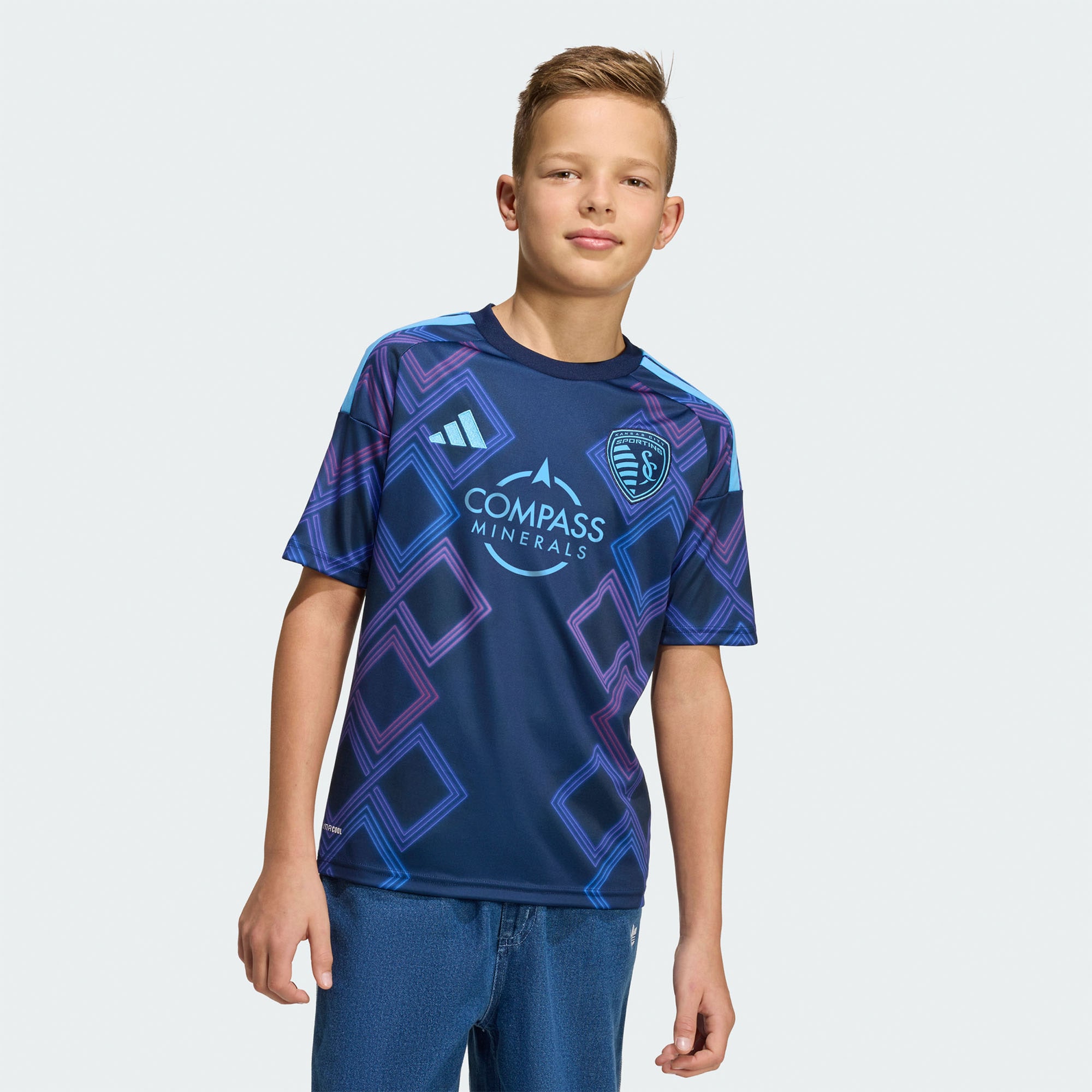Sporting Kansas City Youth 2026 The 18th & Vine Kit Jersey - Blue
