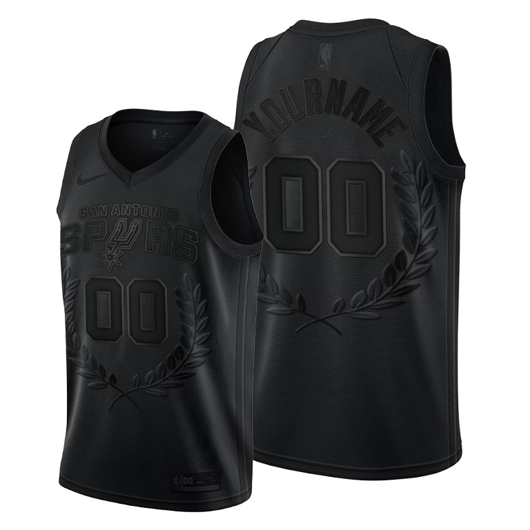 Spurs Black City Edition Jersey - Nike - Custom Name/Number