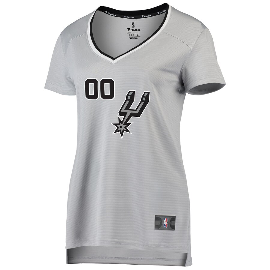 Alternative view of Spurs Gray Women’s Jersey - Fanatics - Custom Edition