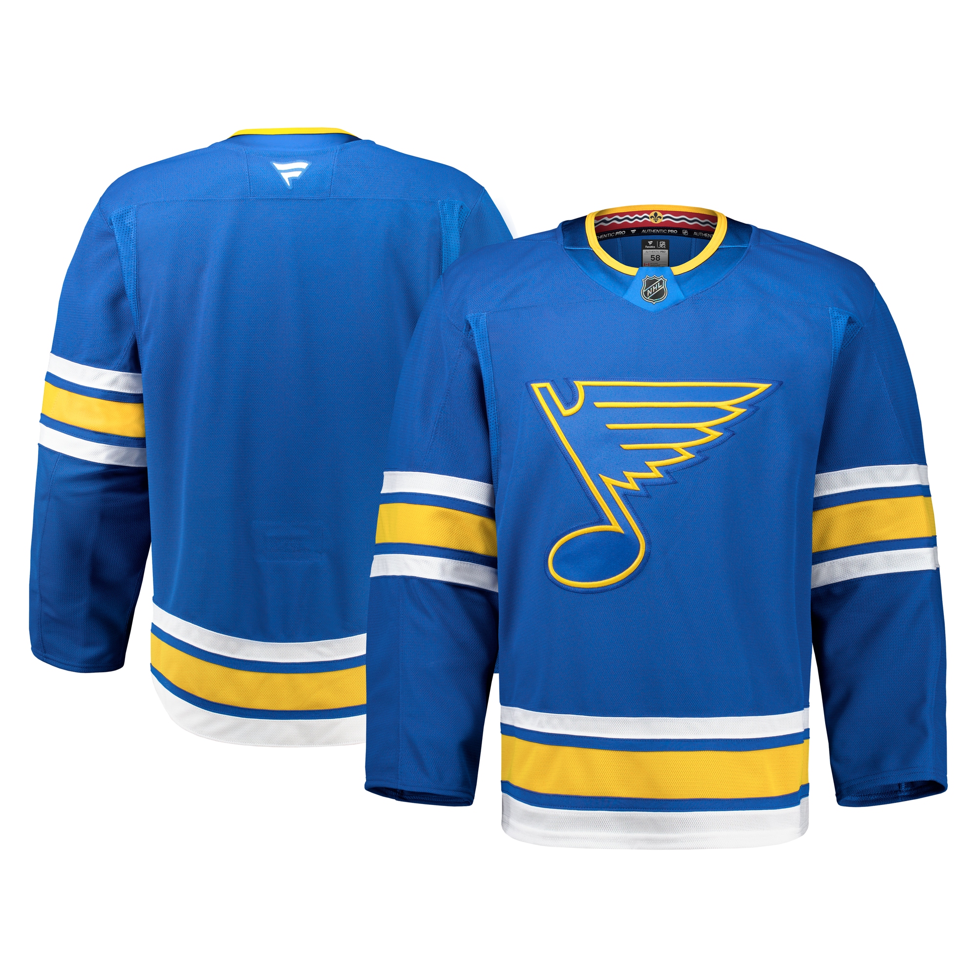 St. Louis Blues Fanatics Home Pro Jersey - Blue