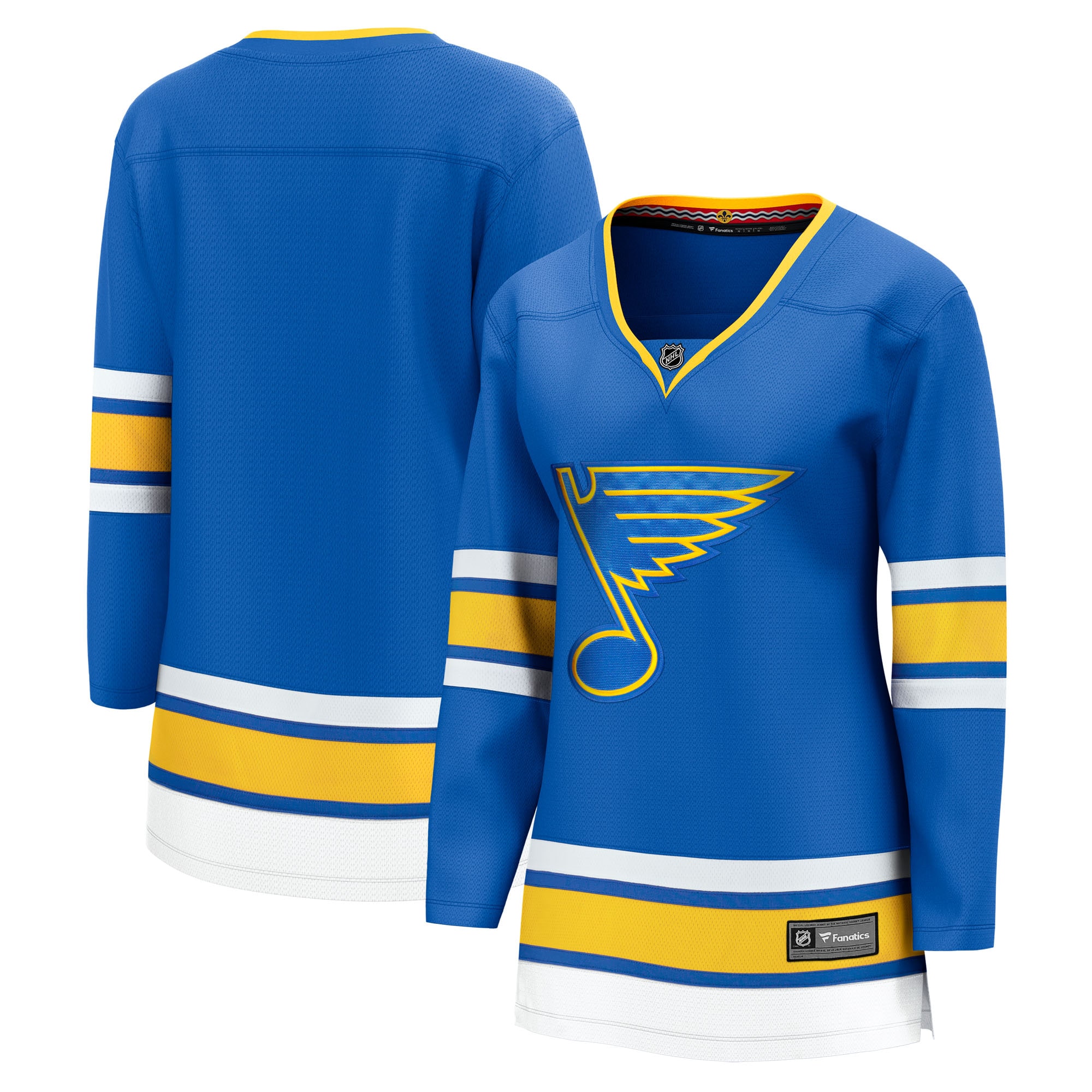 St. Louis Blues Fanatics Women's Home Breakaway Jersey - Blue