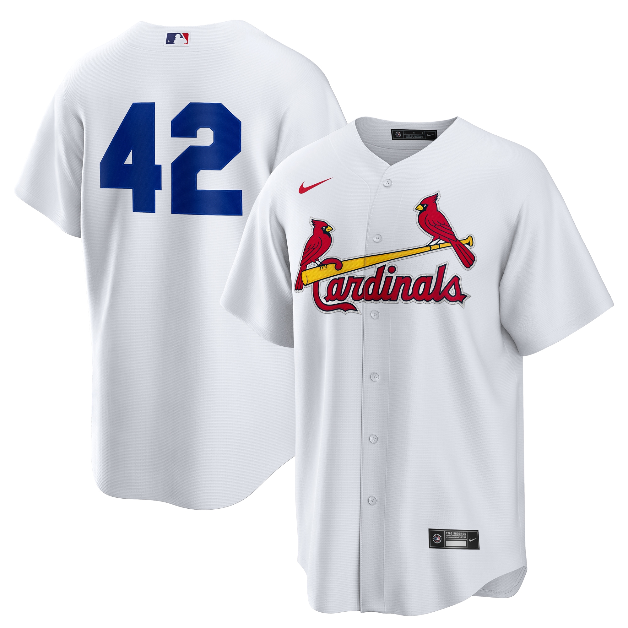 St. Louis Cardinals Home 2025 Jackie Robinson Day Jersey - White