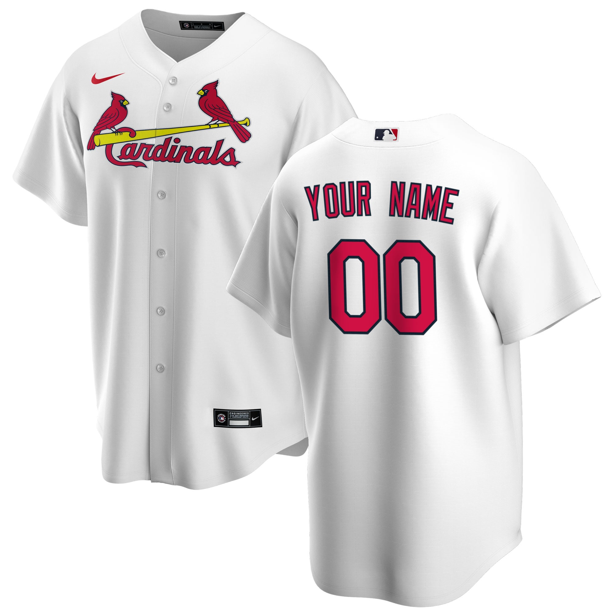 St. Louis Cardinals Home Custom Jersey