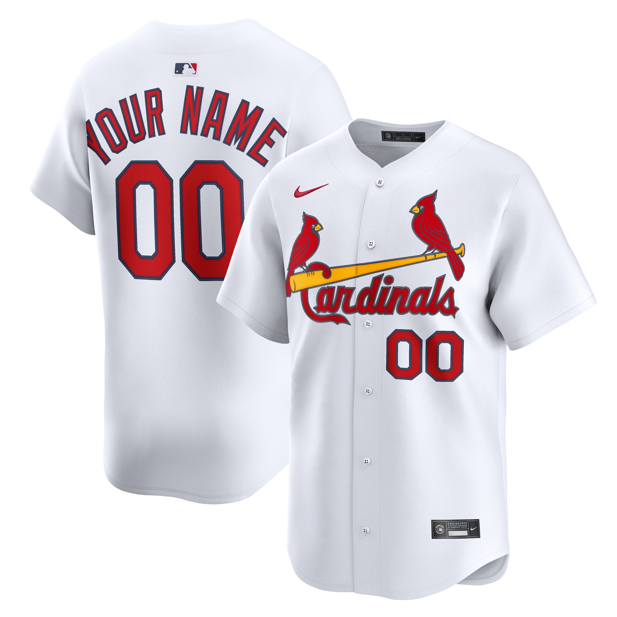 St. Louis Cardinals Home Limited Custom Jersey