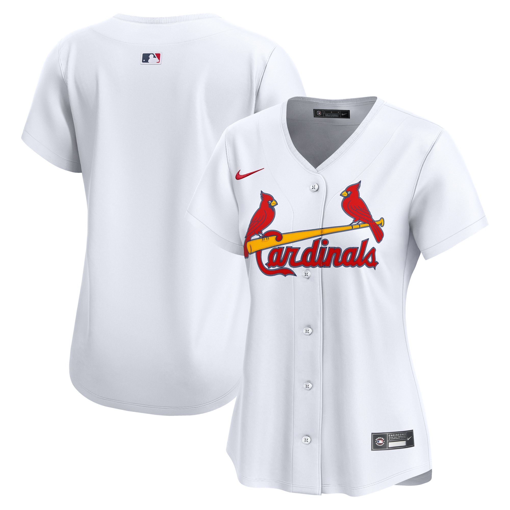 St. Louis Cardinals Women's Home Limited Jersey - White