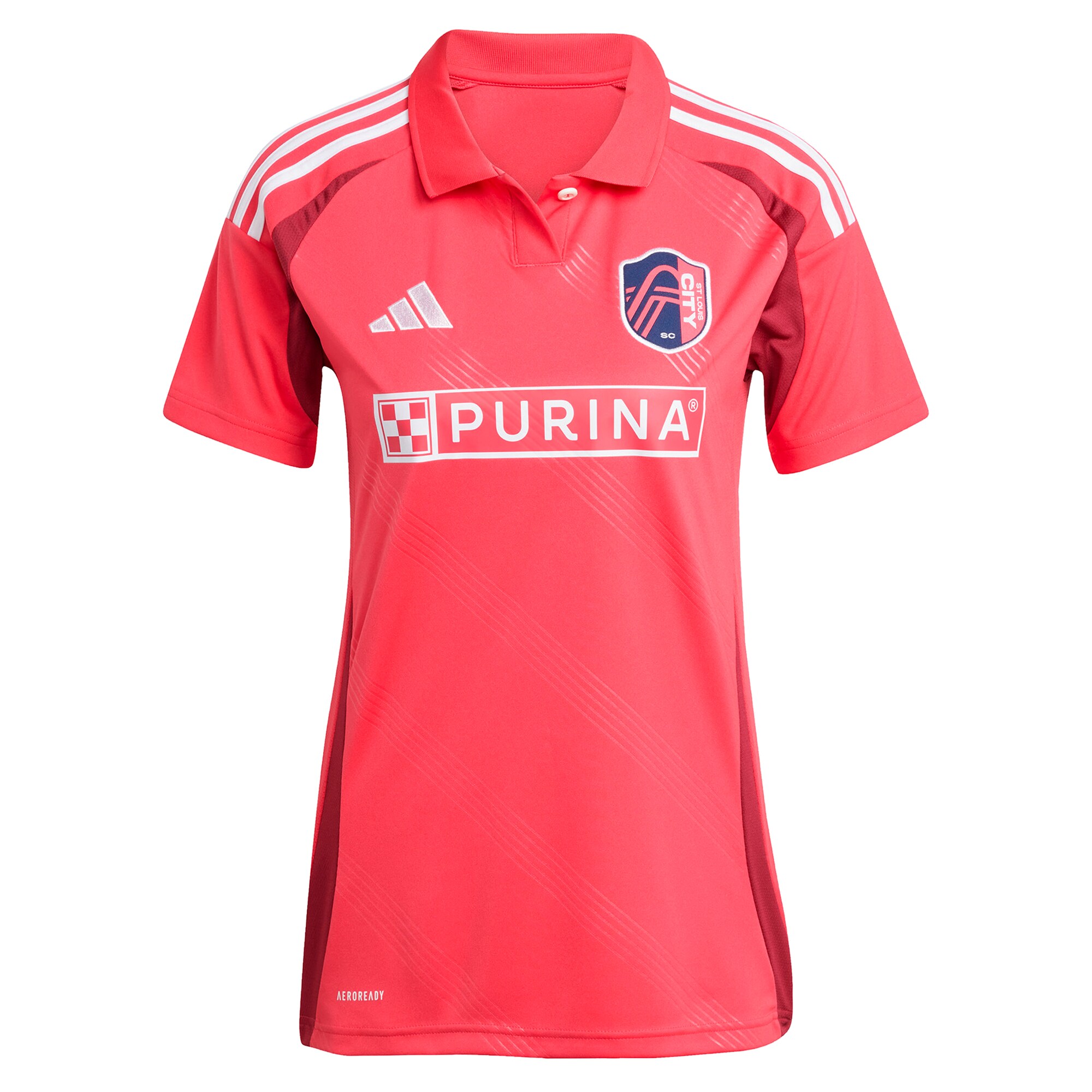 Alternative view of St. Louis City Pink Jersey - Adidas St. Louis City SC Pink Jersey