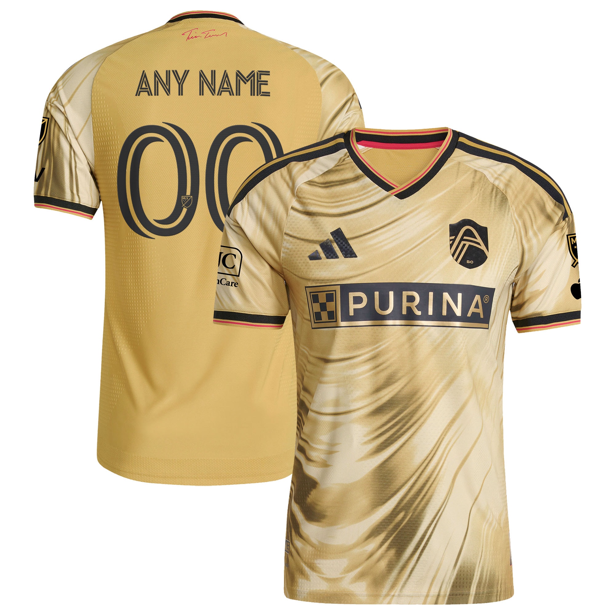 St. Louis CITY SC 2026 The Tina Turner Kit On-Field Patch Custom Jersey - Yellow