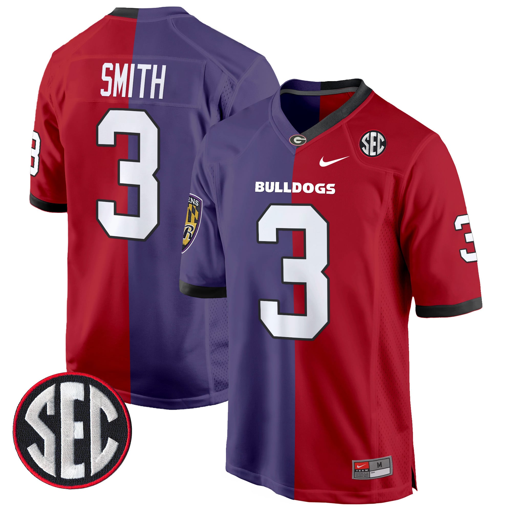 Alternative view of Stafford Bulldogs Two-Tone Jersey - Nike Stafford Bulldogs Jersey