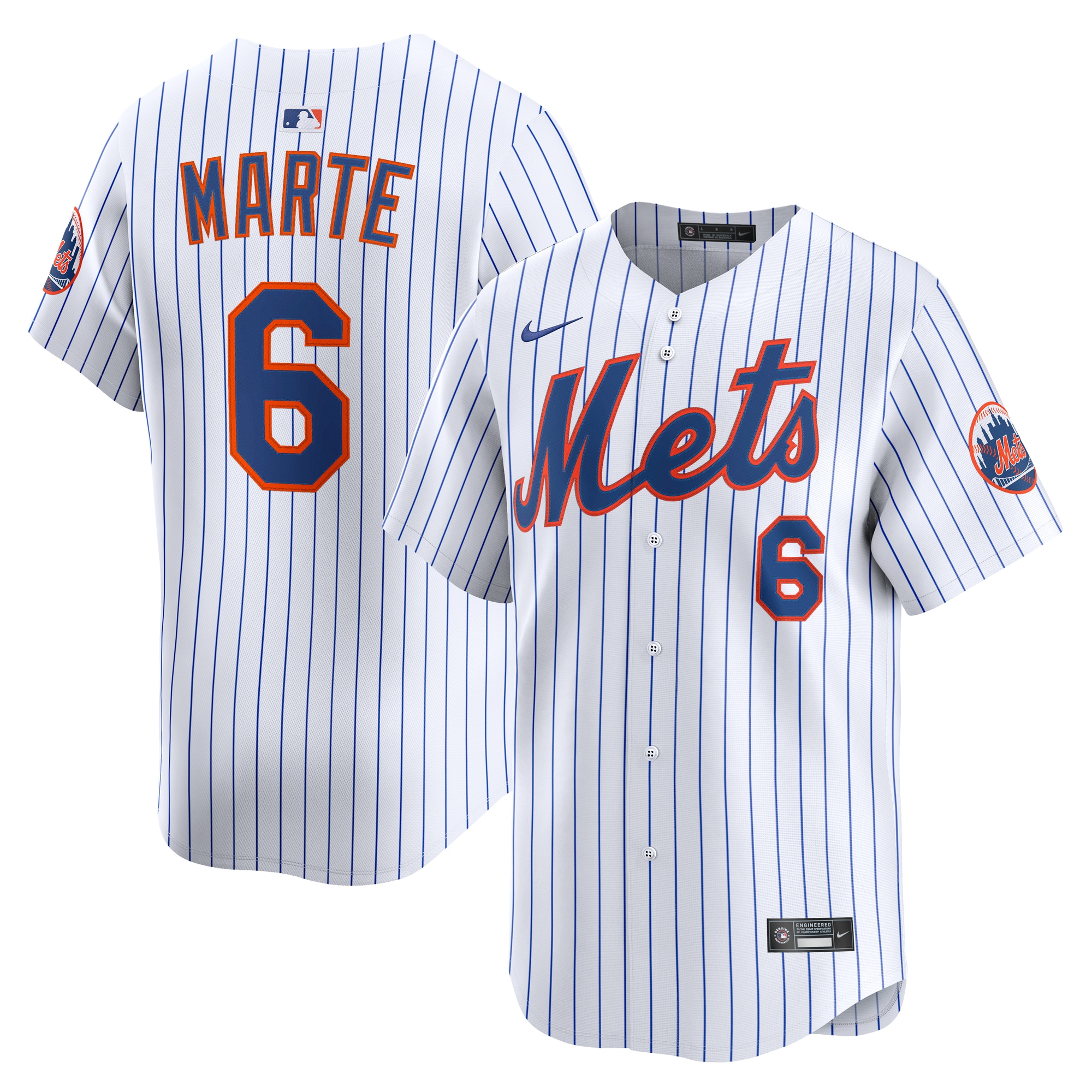 Starling Marte New York Mets Home Limited Player Jersey - White