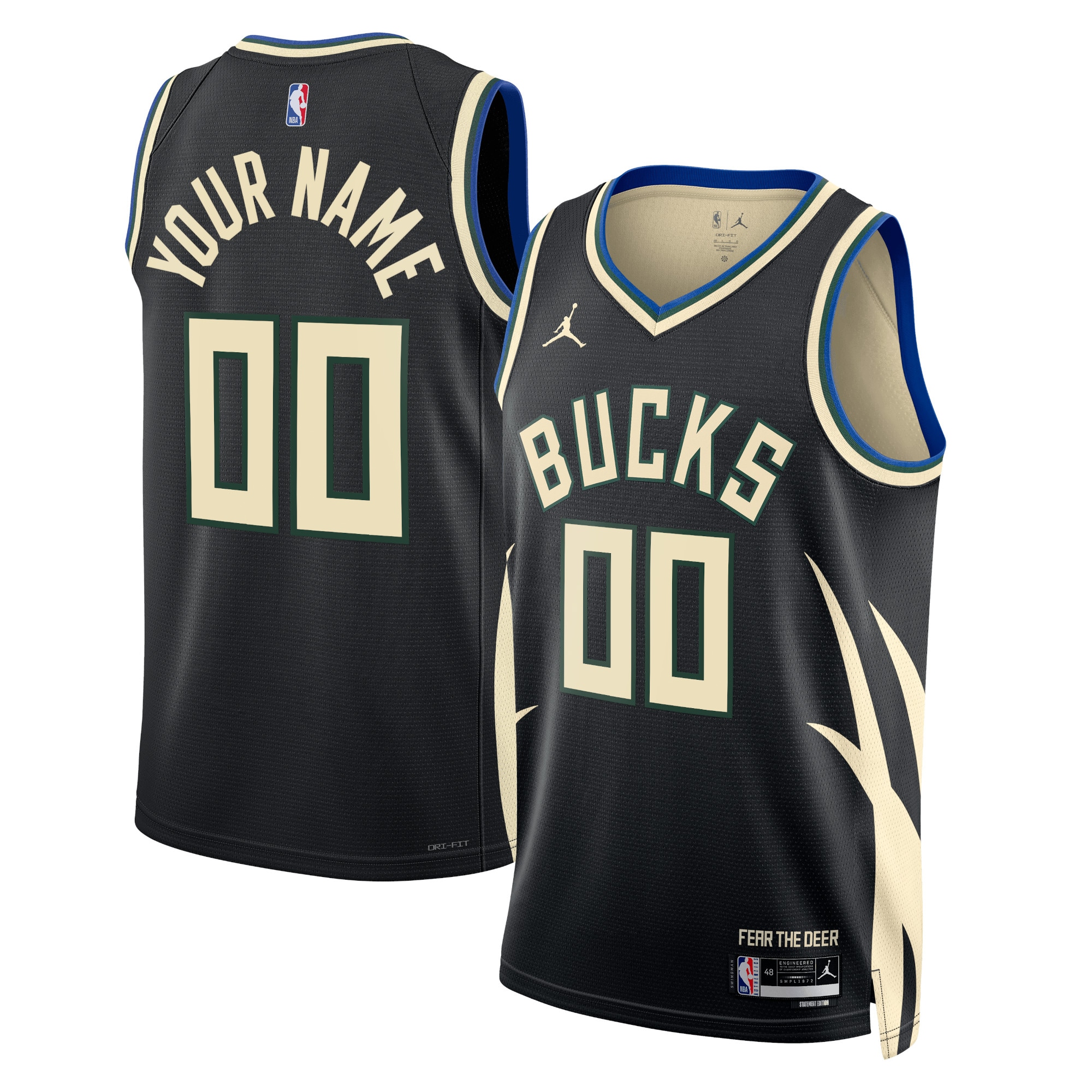 statement Jordan Bucks Black Jersey - Jordan Bucks Black Jersey