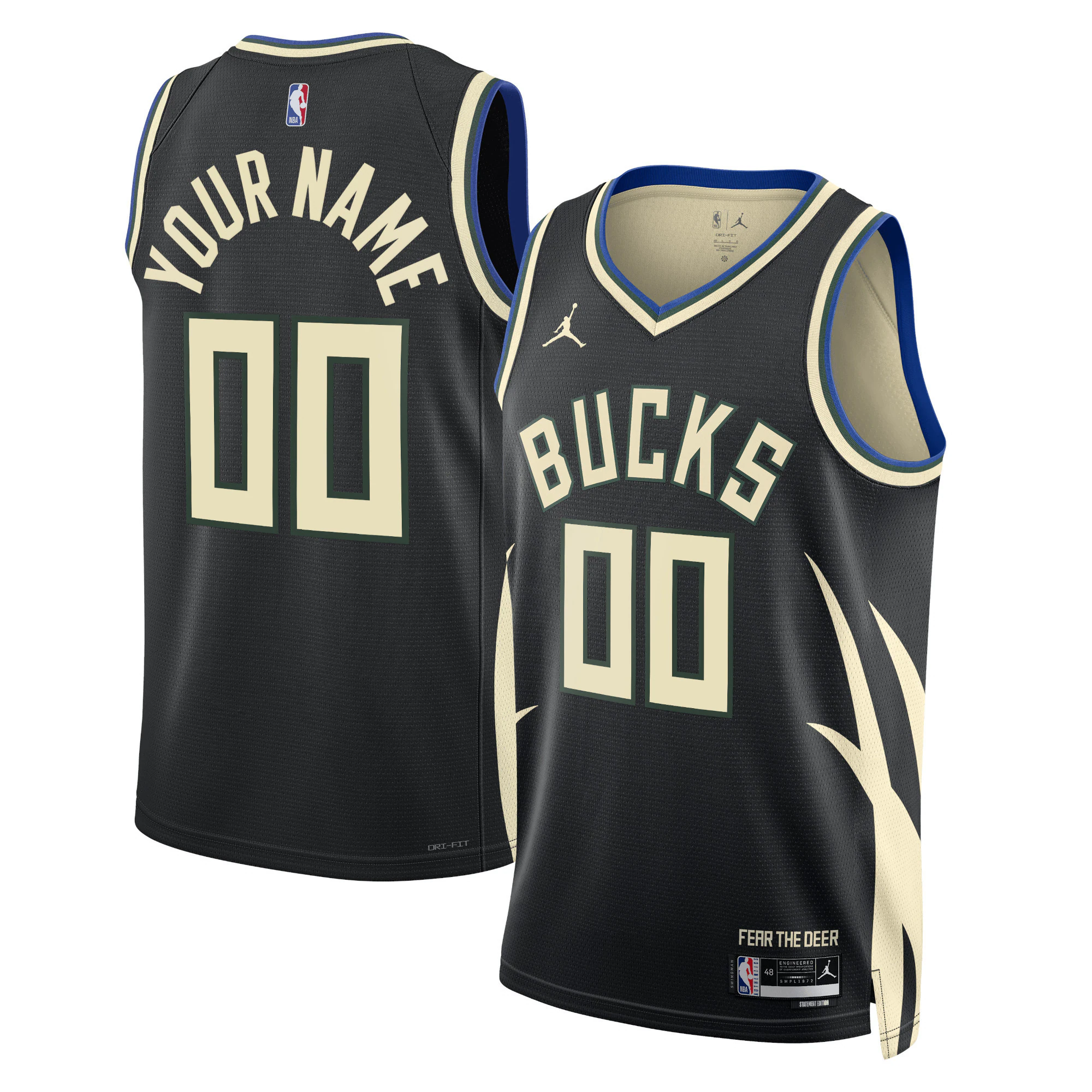 statement Jordan Bucks Black Jersey - Jordan Bucks Black Statement 2