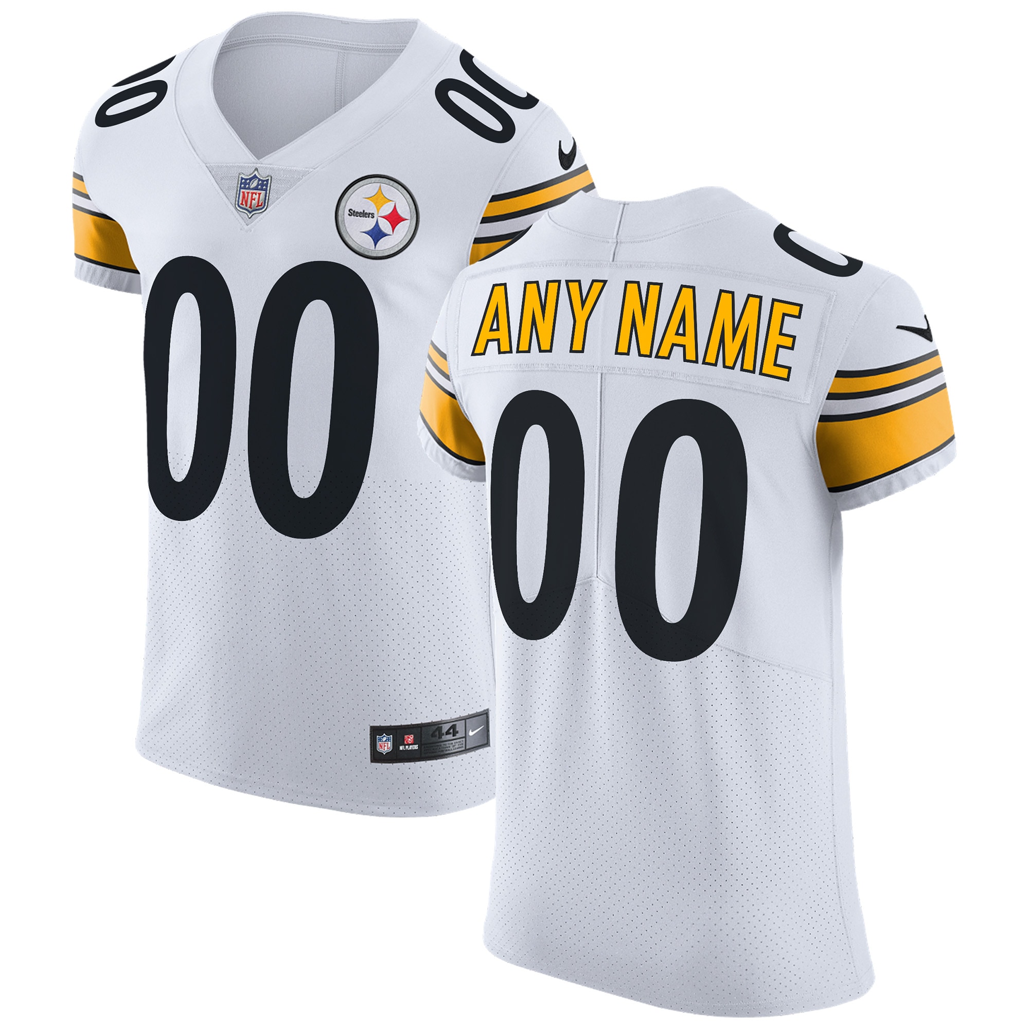 Steelers White Alternate Jersey - Nike - Customize Now!
