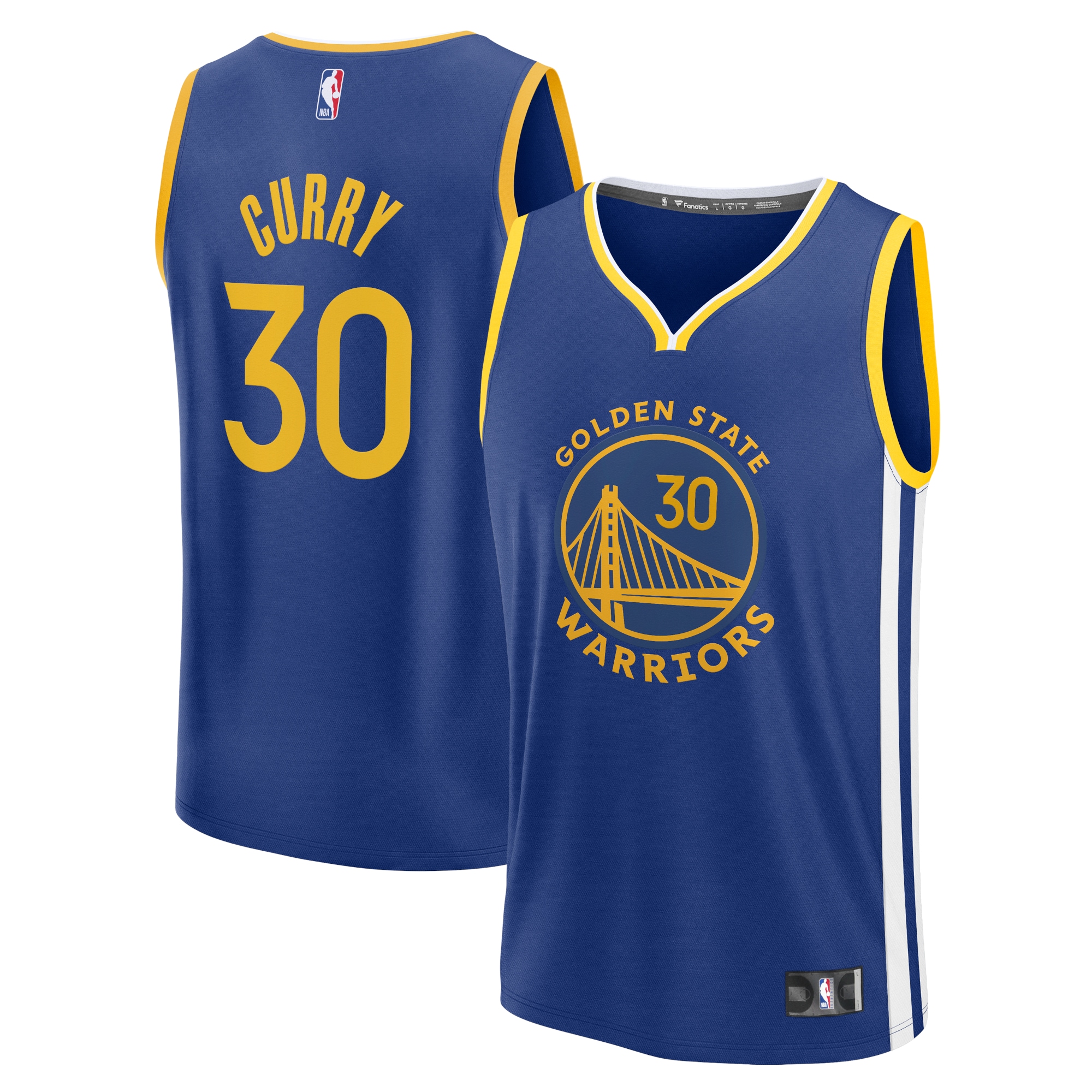Stephen Curry Golden State Warriors Fanatics Youth Fast Break Player Jersey - Icon Edition - Royal