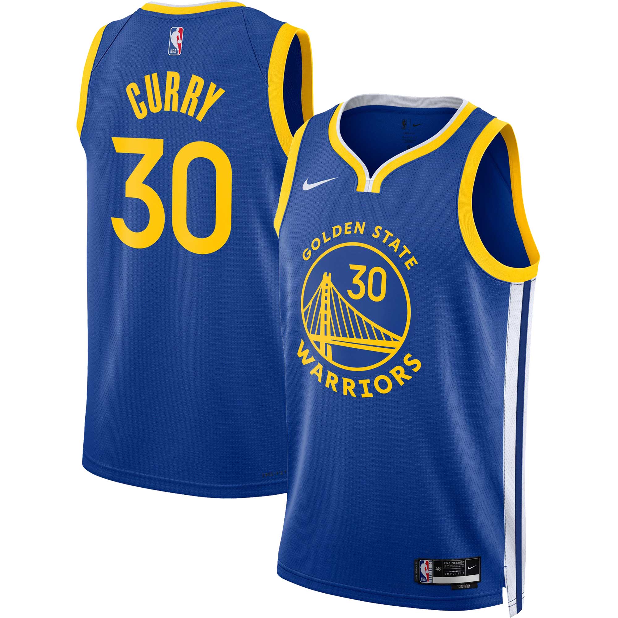 Stephen Curry Golden State Warriors Unisex Swingman Jersey - Icon Edition