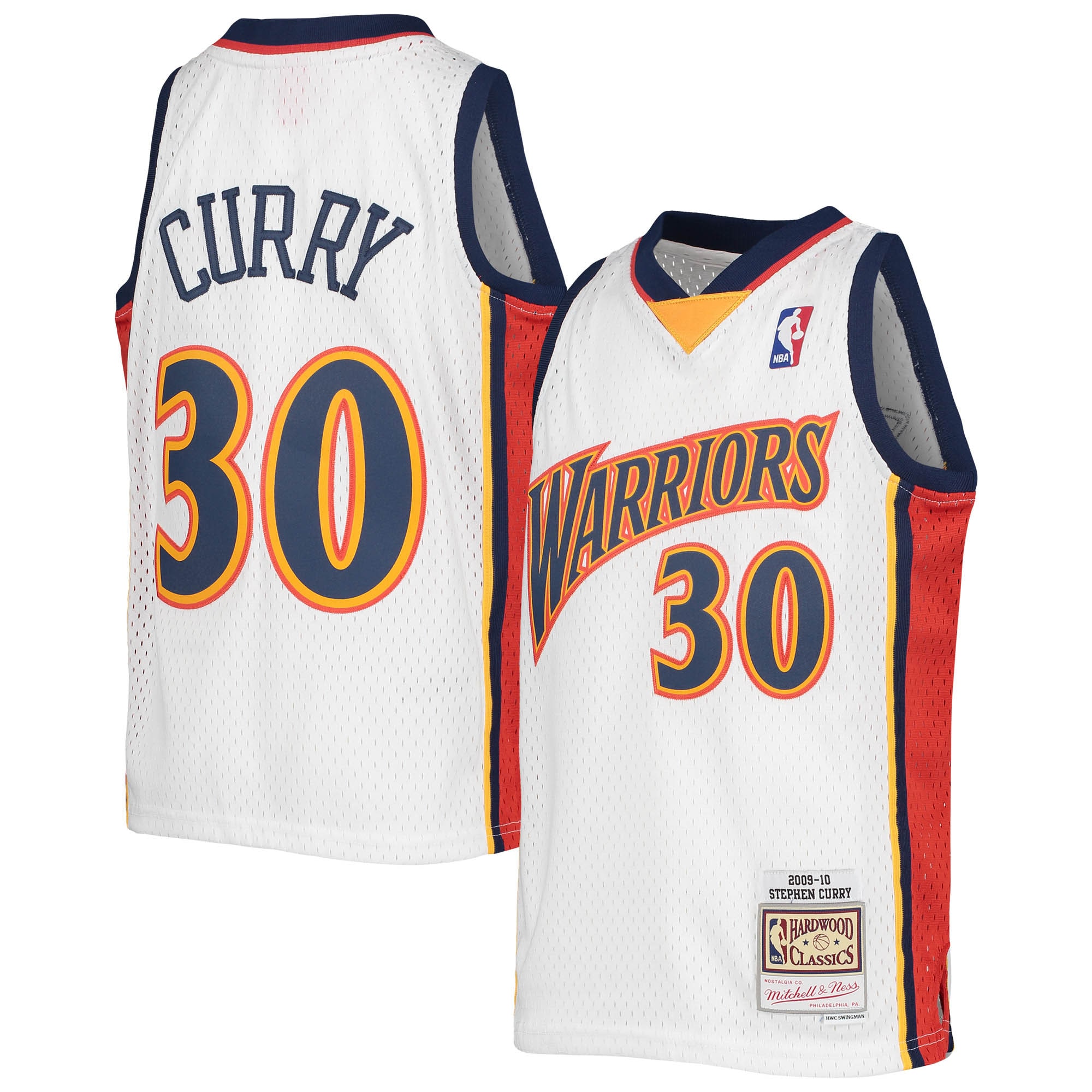 Stephen Curry Golden State Warriors Youth 2009-10 Hardwood Classics Swingman Jersey