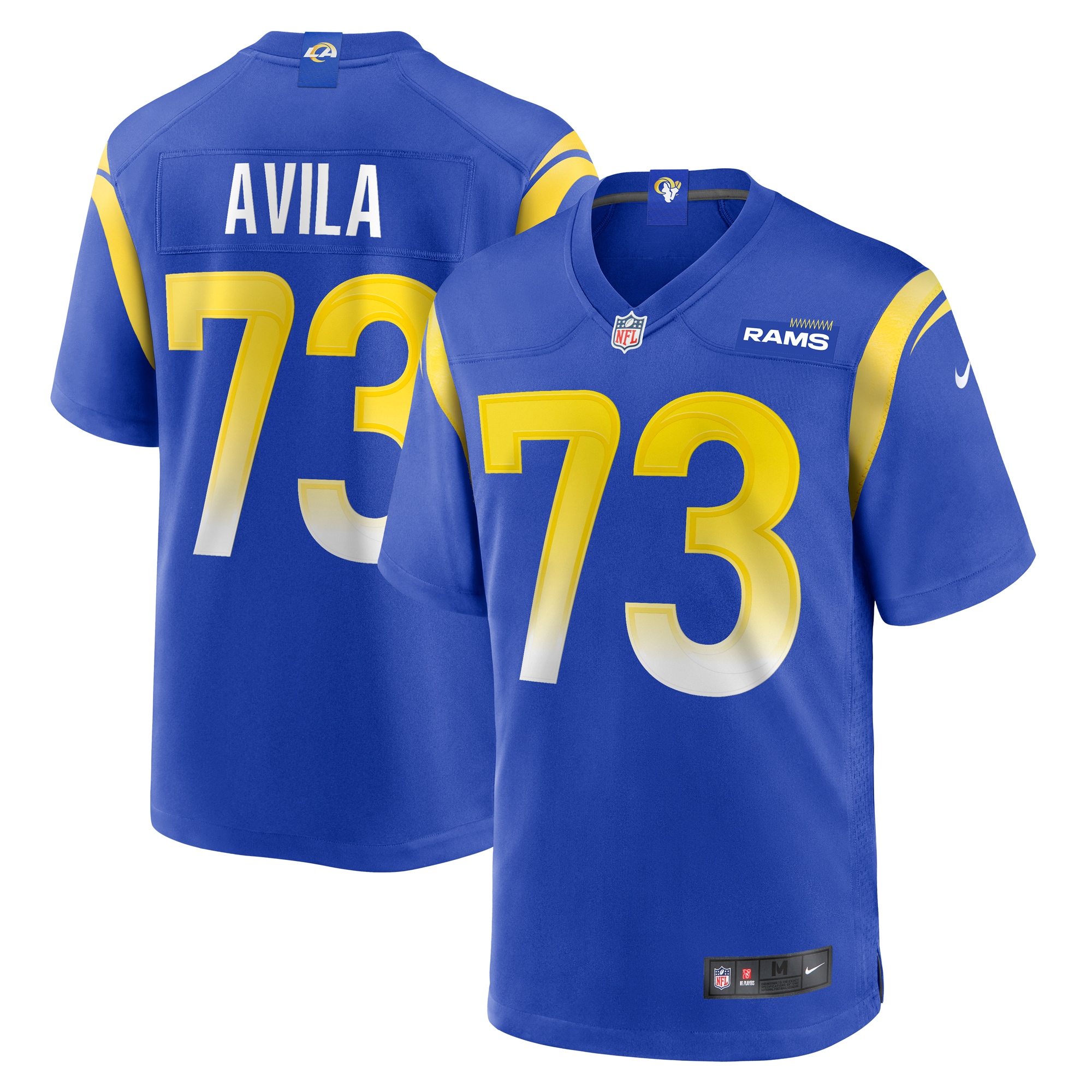 Steve Avila Los Angeles Rams Home Game Jersey - Royal