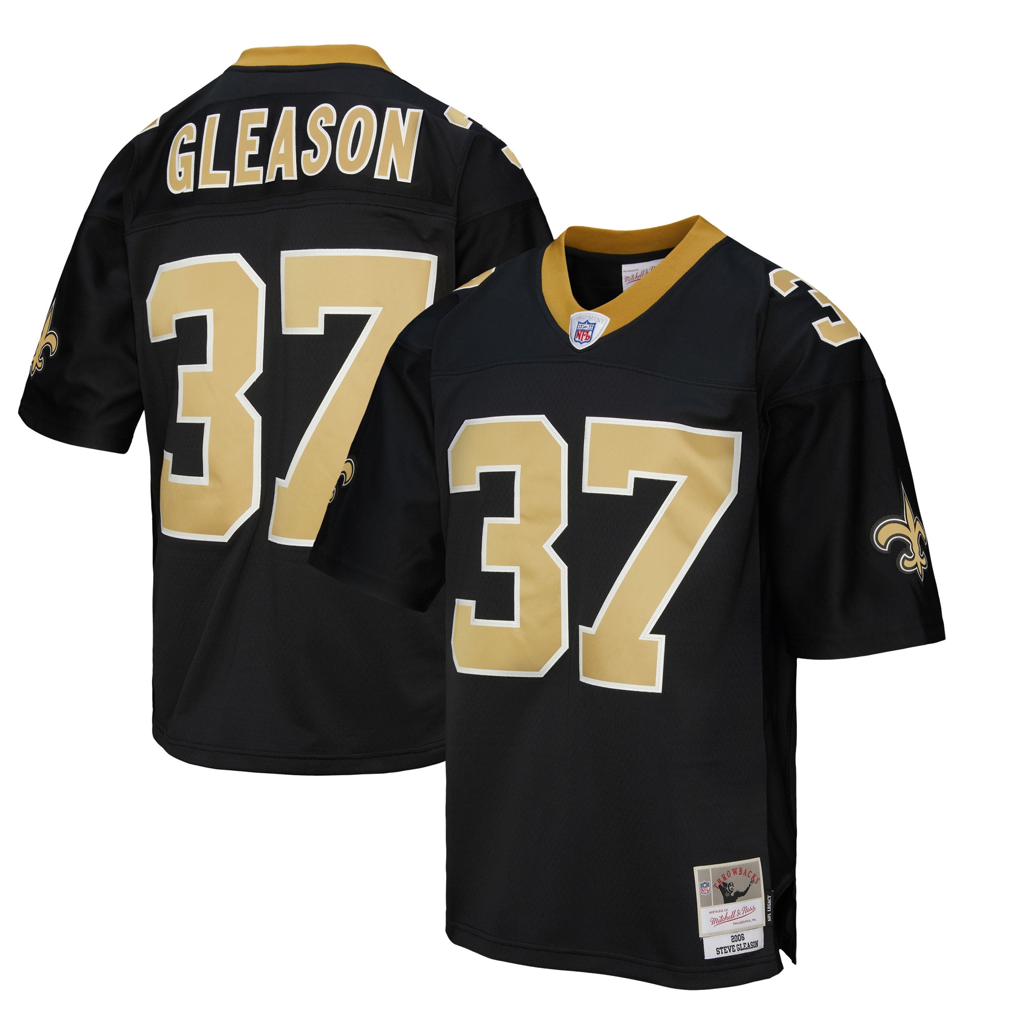Steve Gleason New Orleans Saints Legacy Jersey - Black