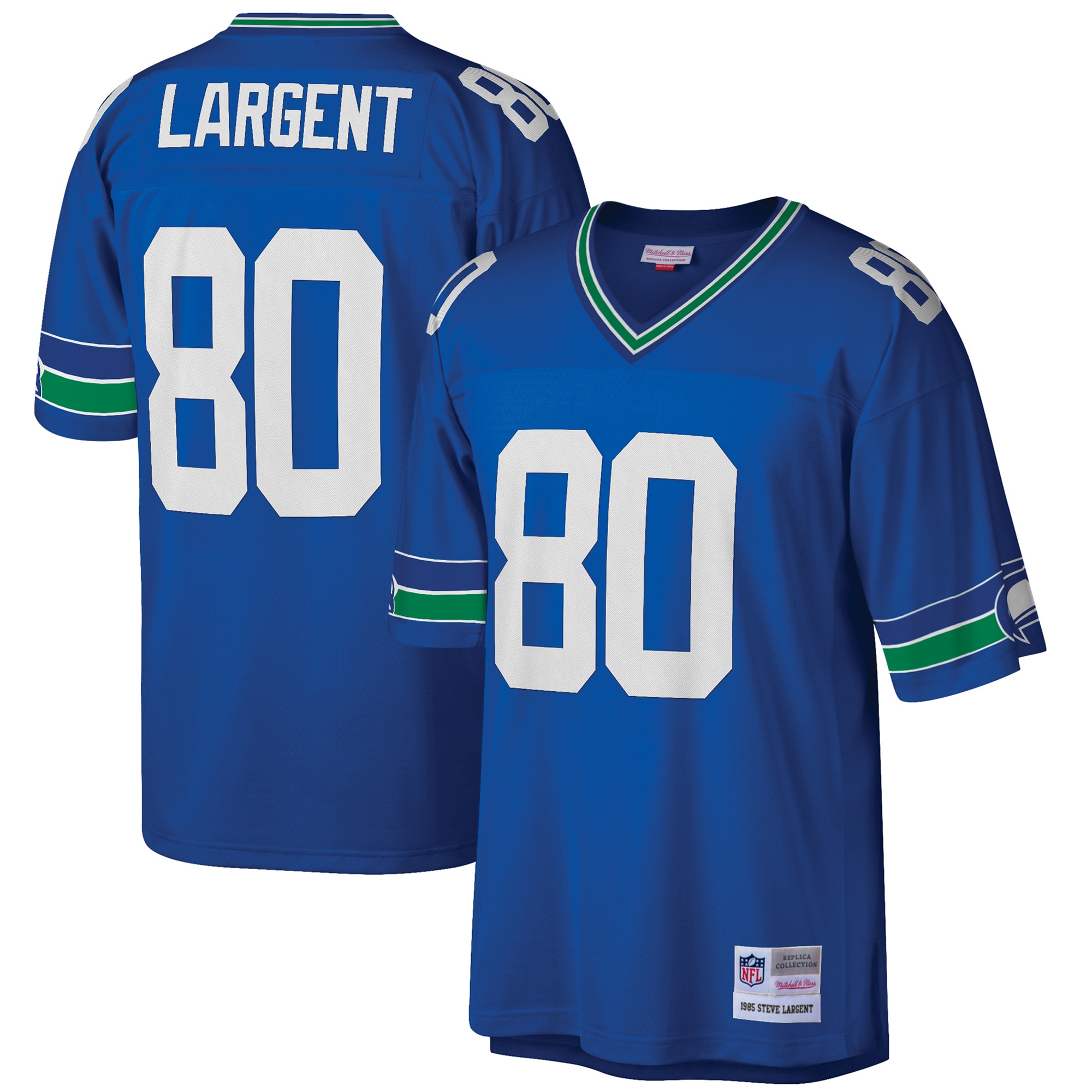 Steve Largent Seattle Seahawks Big & Tall 1985 Retired Player Jersey - Royal