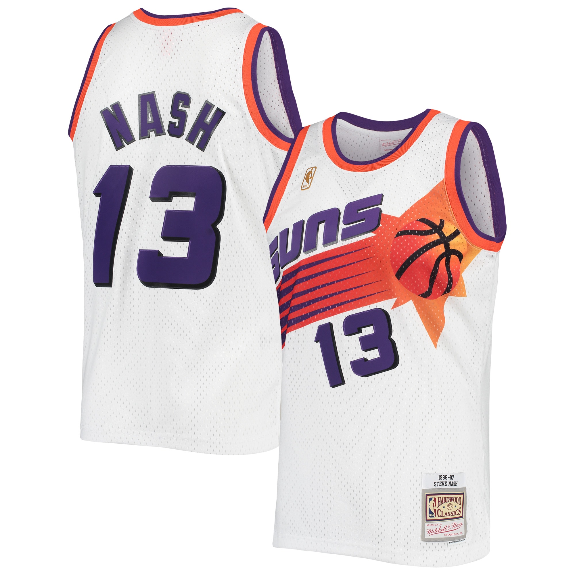 Steve Nash Phoenix Suns 1996/97 Hardwood Classics Swingman Jersey - White