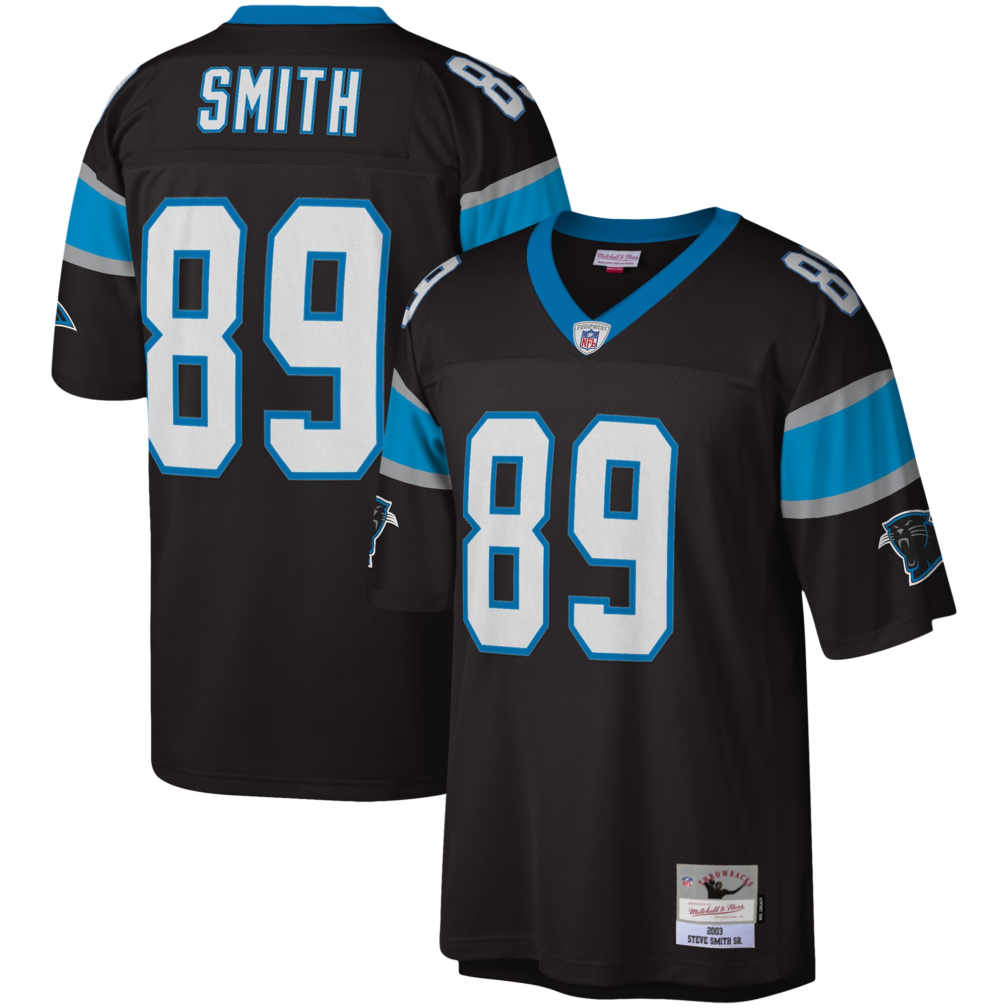 Steve Smith Carolina Panthers Legacy Jersey - Black