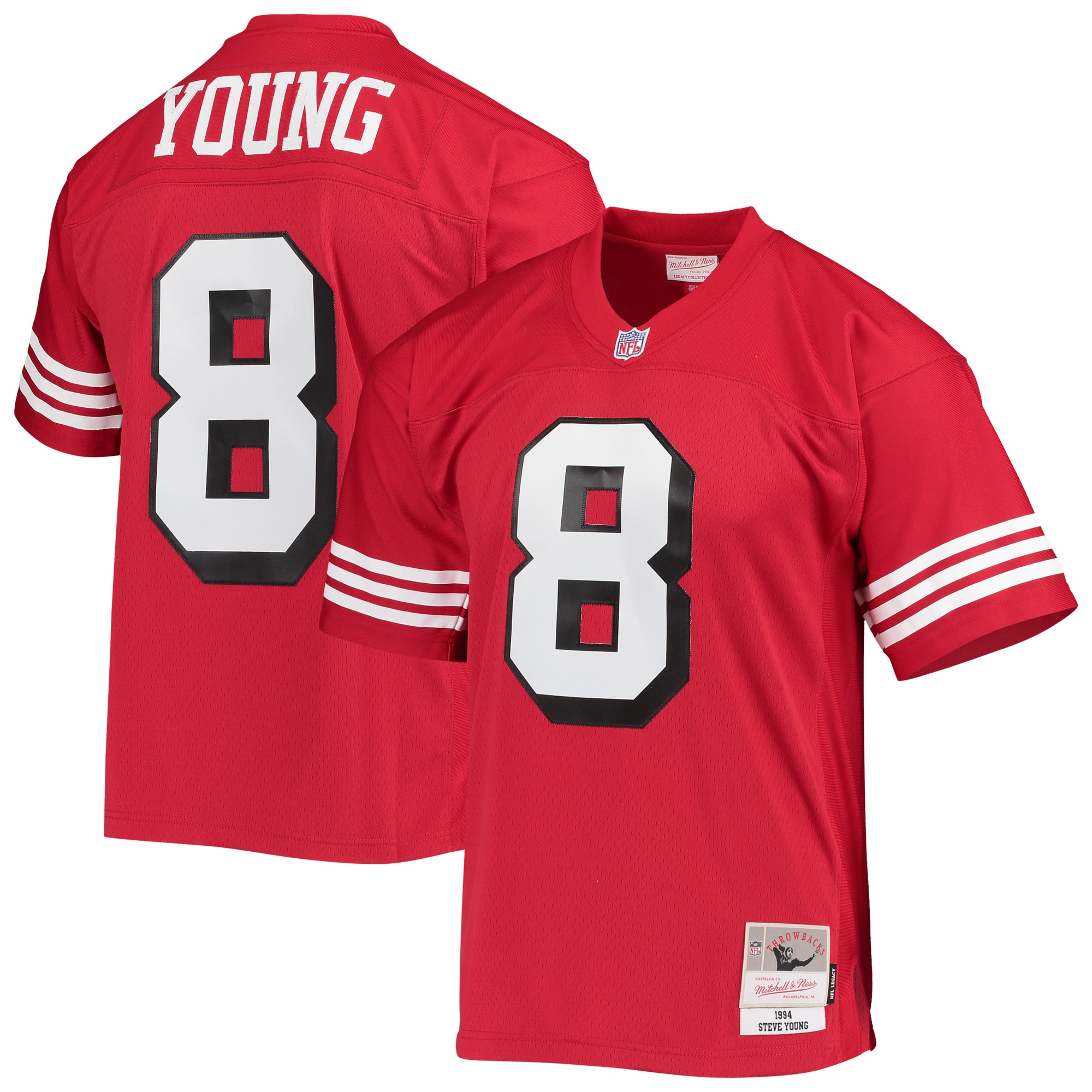Steve Young San Francisco 49ers Legacy Jersey - Scarlet