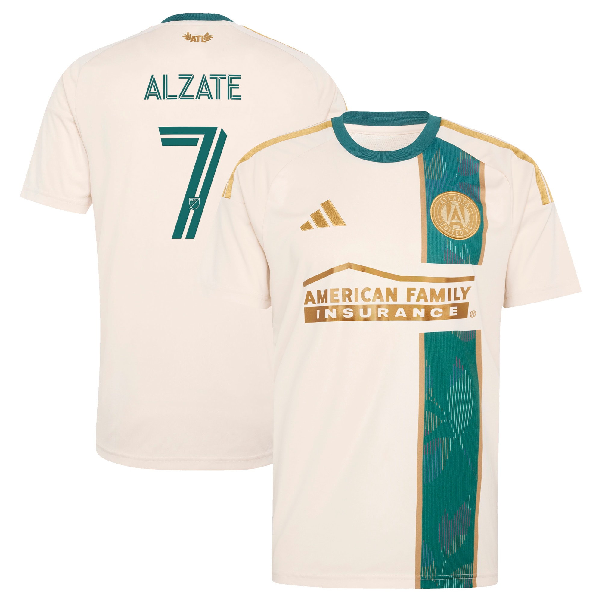 Steven Alzate Atlanta United FC 2026 Spirit of '96 Jersey - Tan