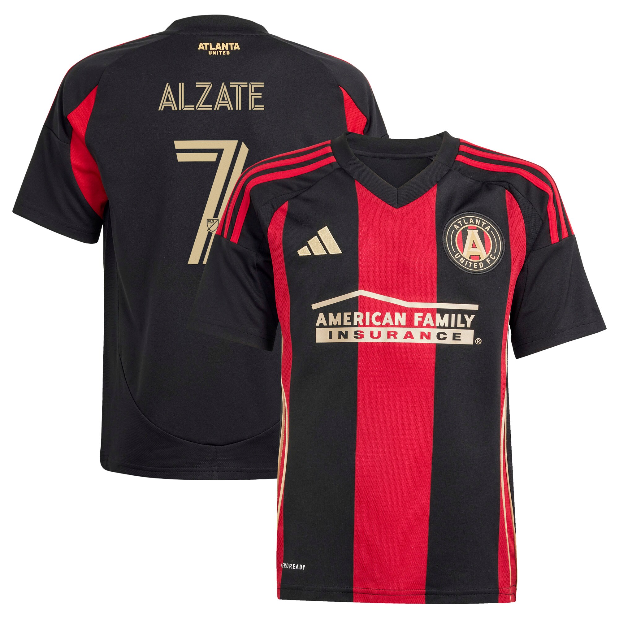 Steven Alzate Atlanta United FC Youth The Connector Jersey - Black