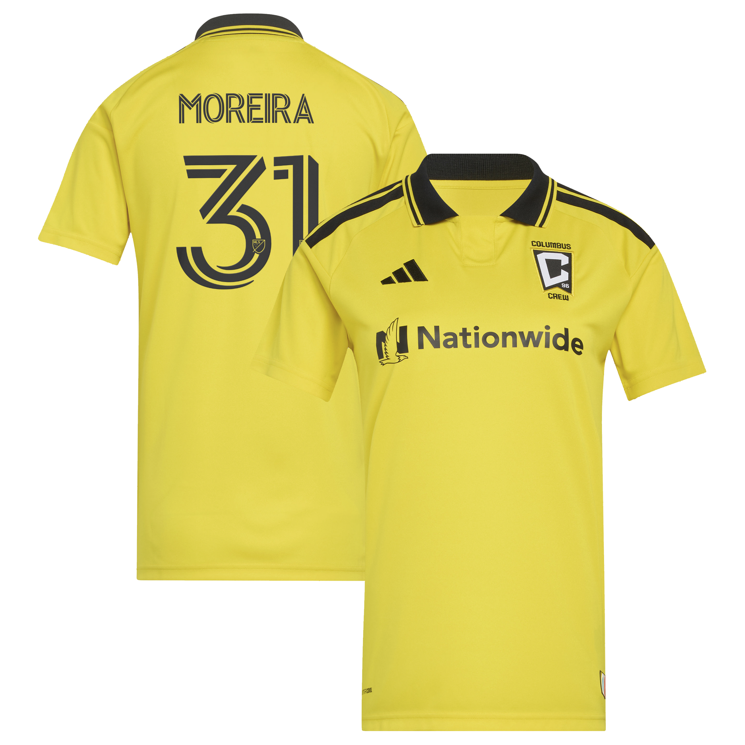 Steven Moreira Columbus Crew Women's 2026 The Crafted for Excellence Kit Jersey - Yellow
