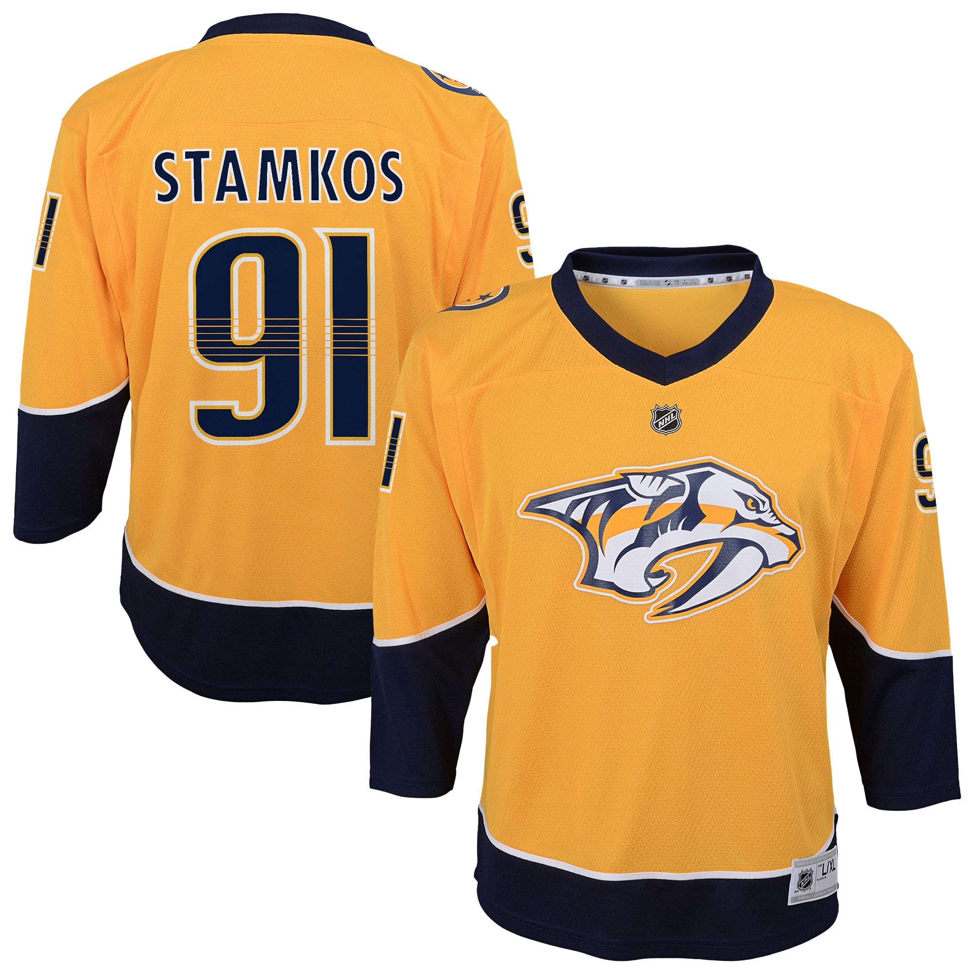 Steven Stamkos Nashville Predators Youth Alternate Player Jersey - Gold