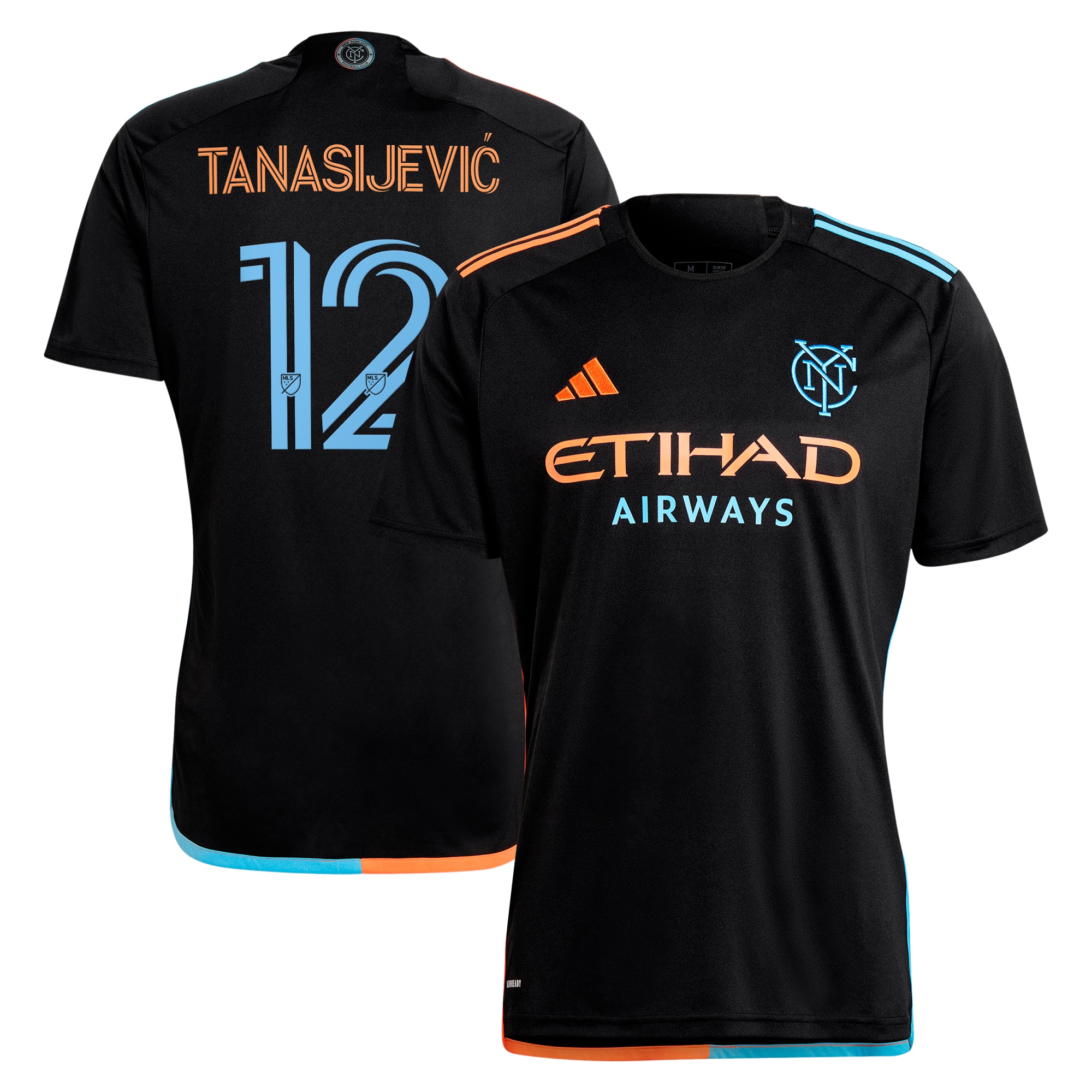 Strahinja Tanasijevic New York City FC 2024 24/7 Kit Player Jersey - Black