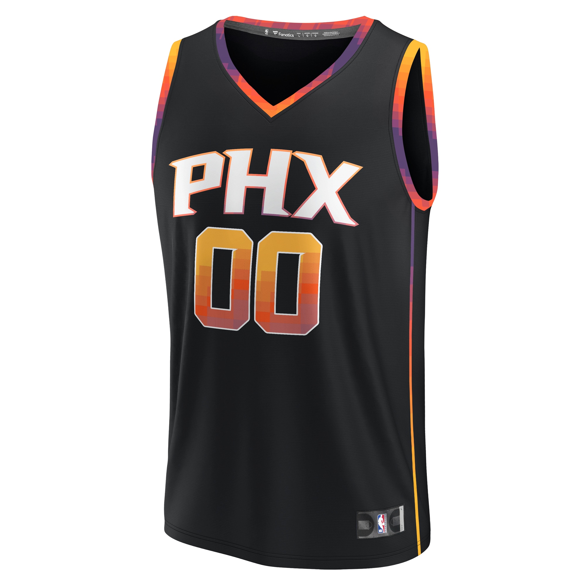 Alternative view of Suns Black Alternate Jersey - Fanatics - Customizable
