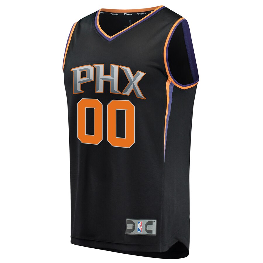 Alternative view of Suns Black Custom Jersey - Fanatics Phoenix - Replica