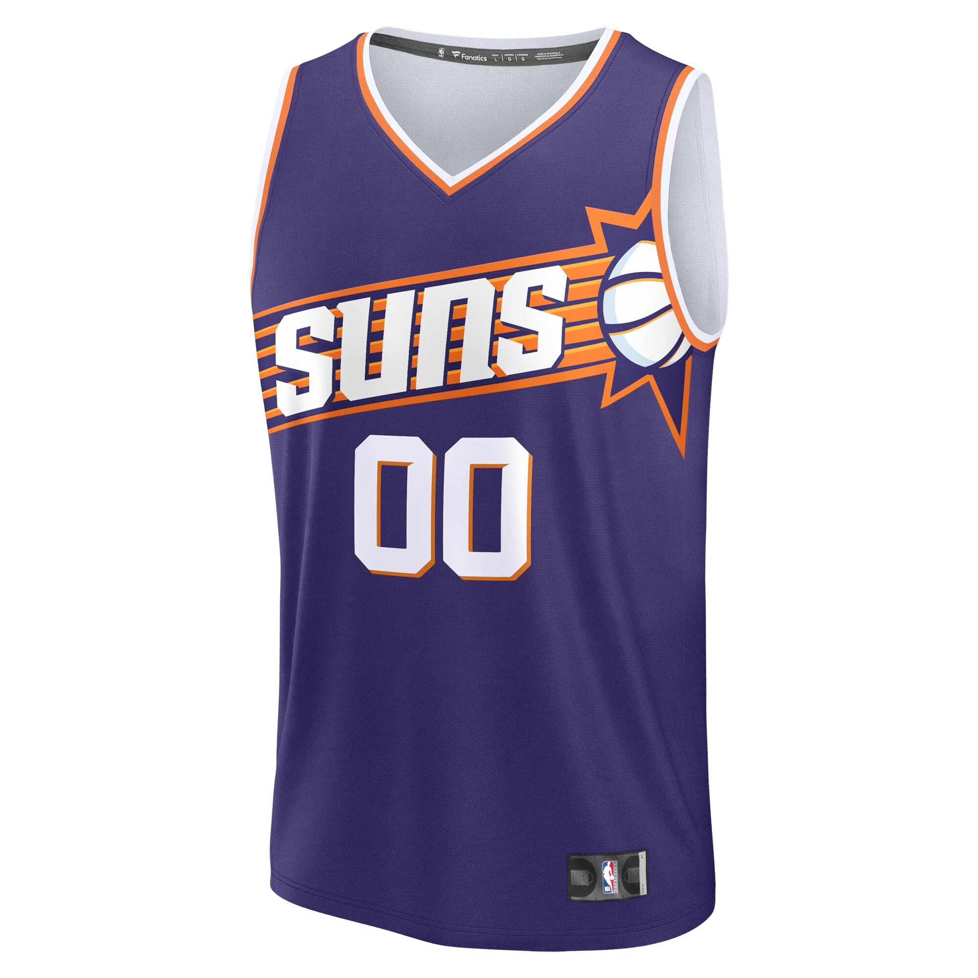 Alternative view of Suns Purple Custom Jersey - Fanatics Suns Purple Jersey - Custom Name