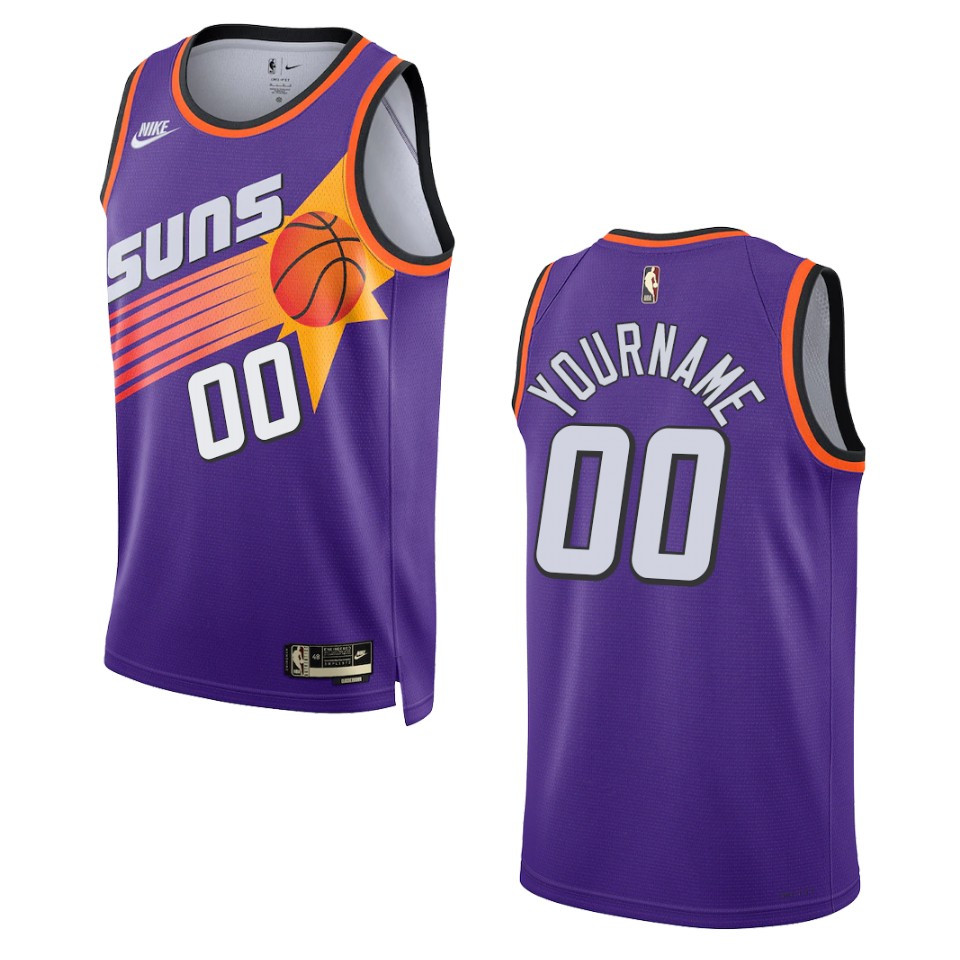 Suns Purple Custom Jersey nike - Nike Suns Purple Custom Jersey - Icon