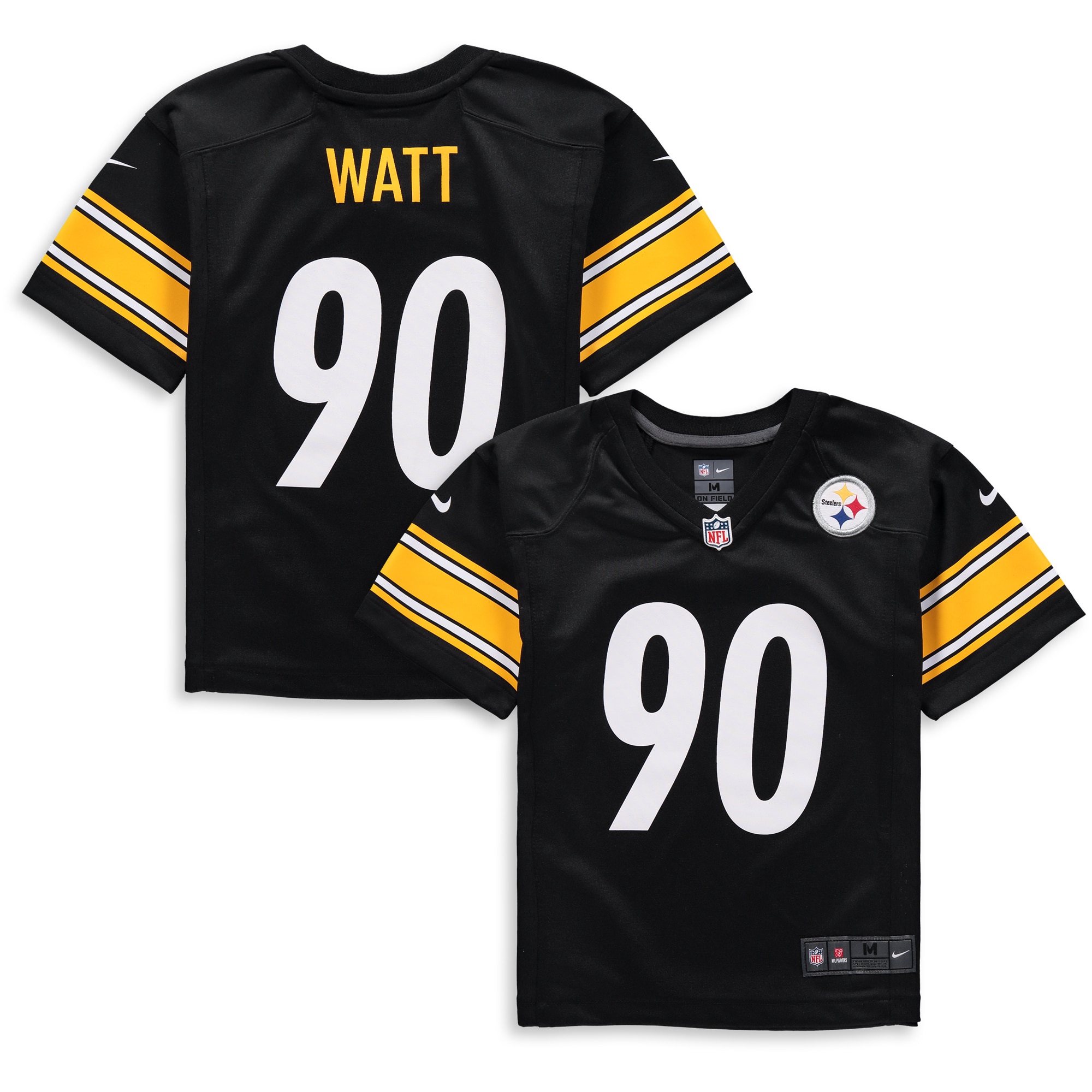 T.J. Watt Pittsburgh Steelers Preschool Game Jersey - Black