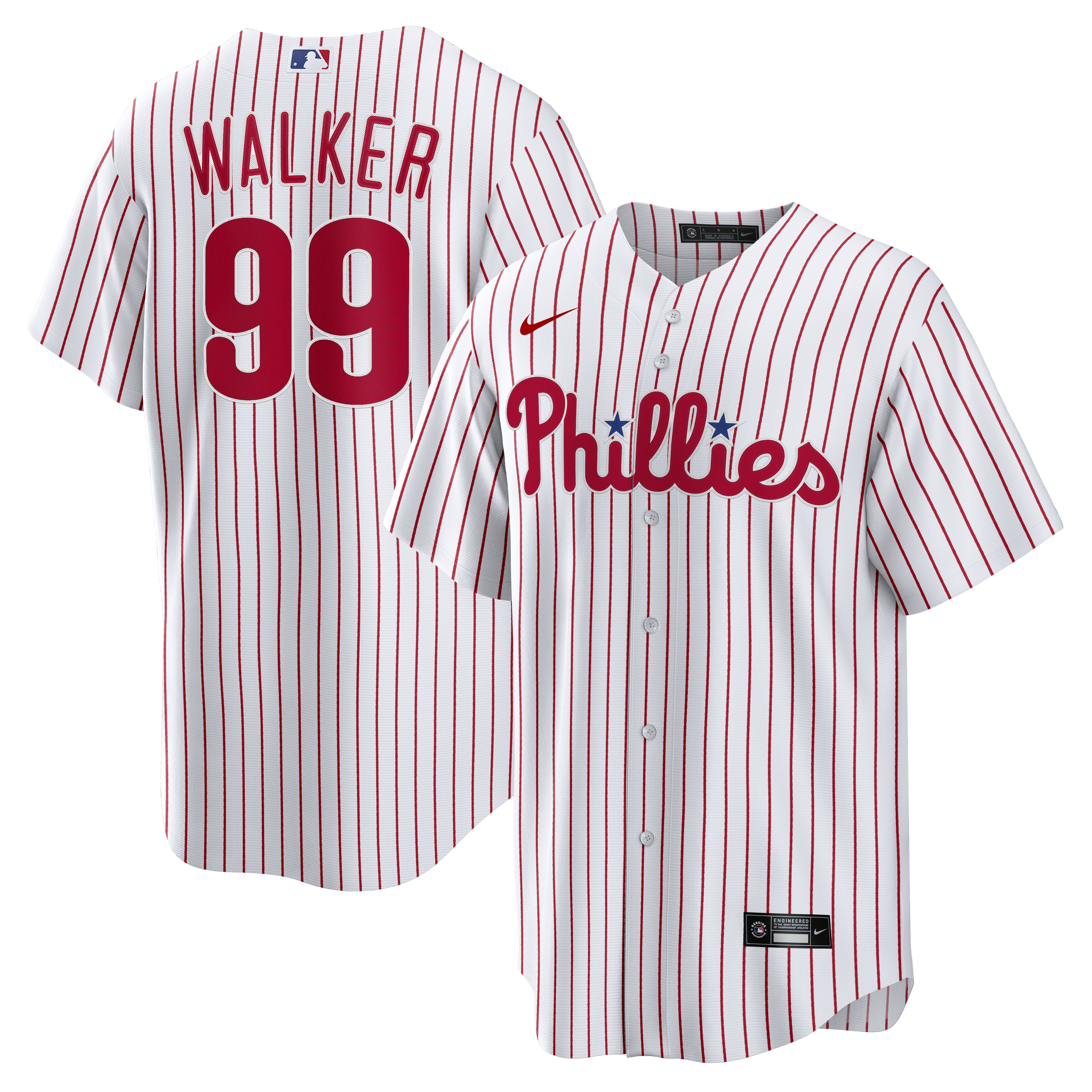 Taijuan Walker Philadelphia Phillies Home Jersey - White