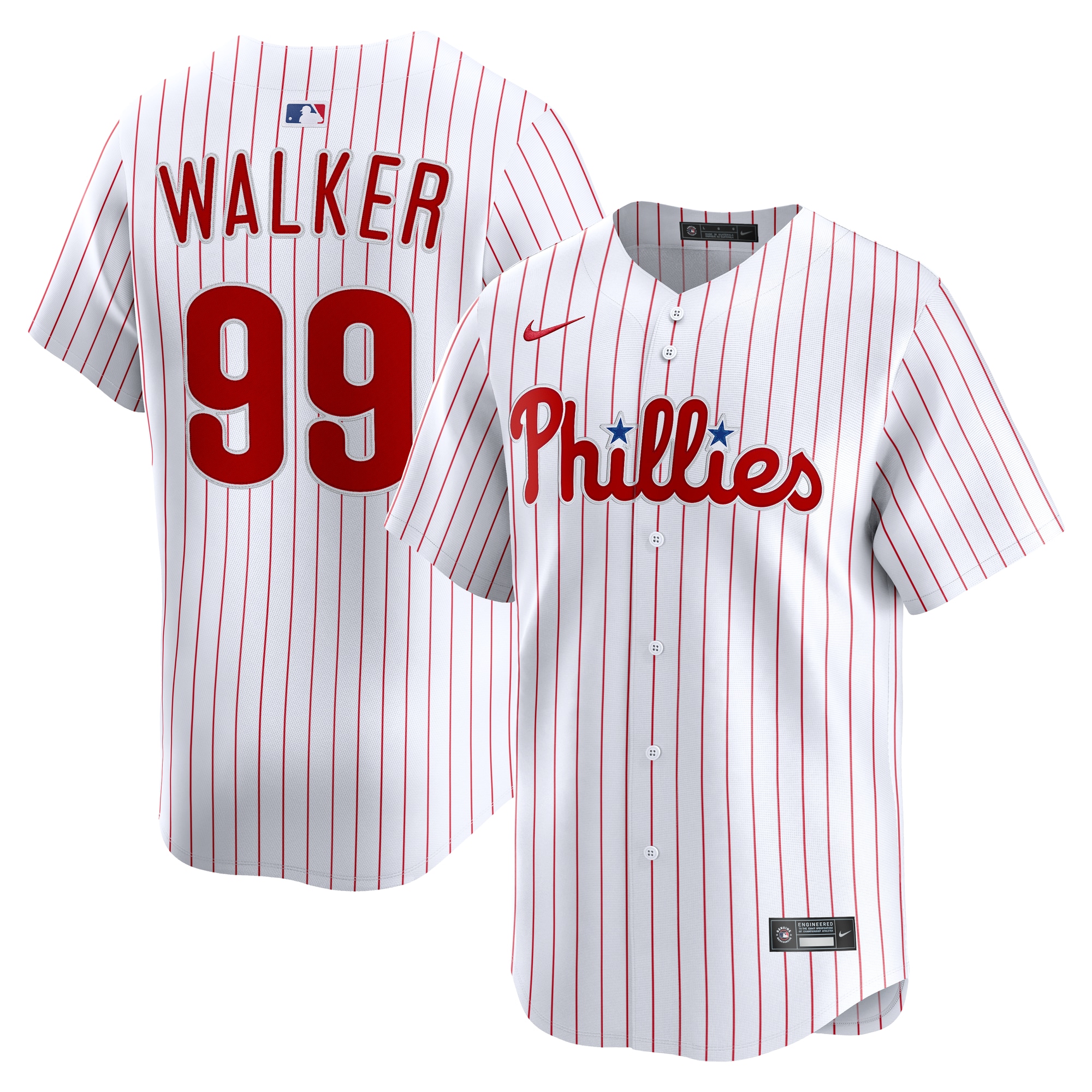 Taijuan Walker Philadelphia Phillies Home Limited Player Jersey - White