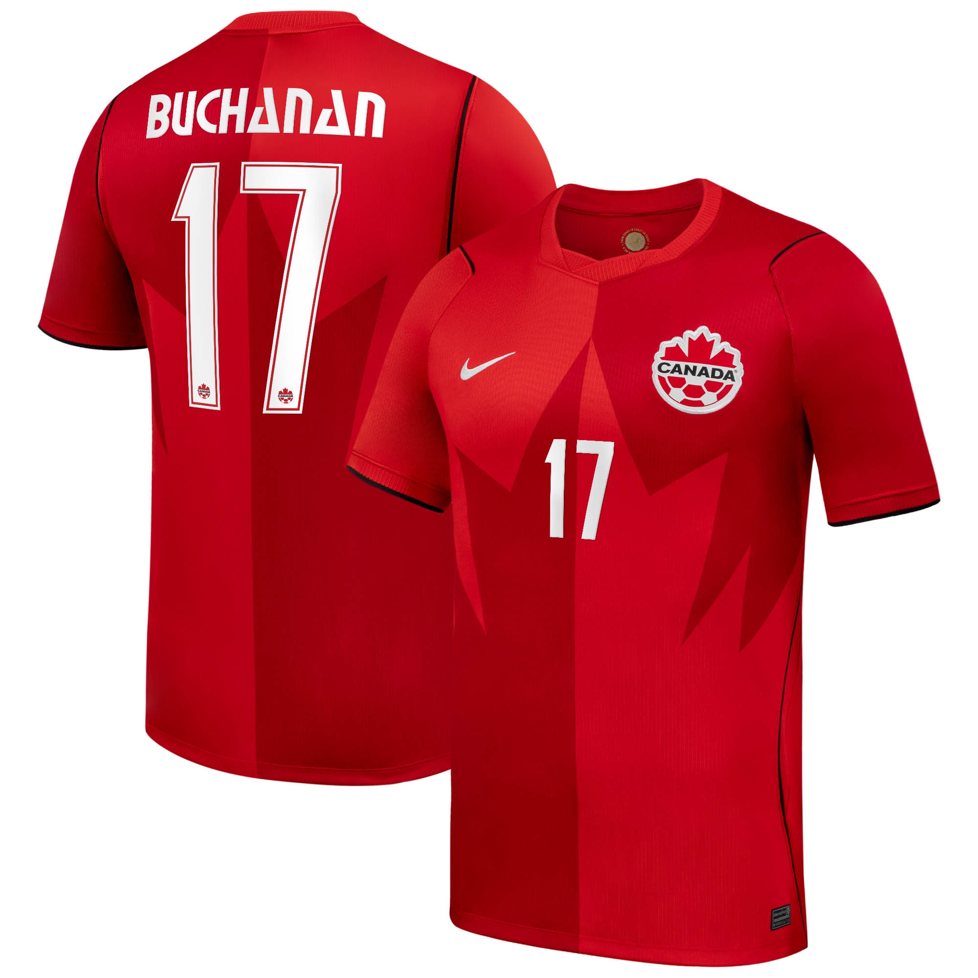 Tajon Buchanan Canada Soccer 2026 Home Stadium Jersey