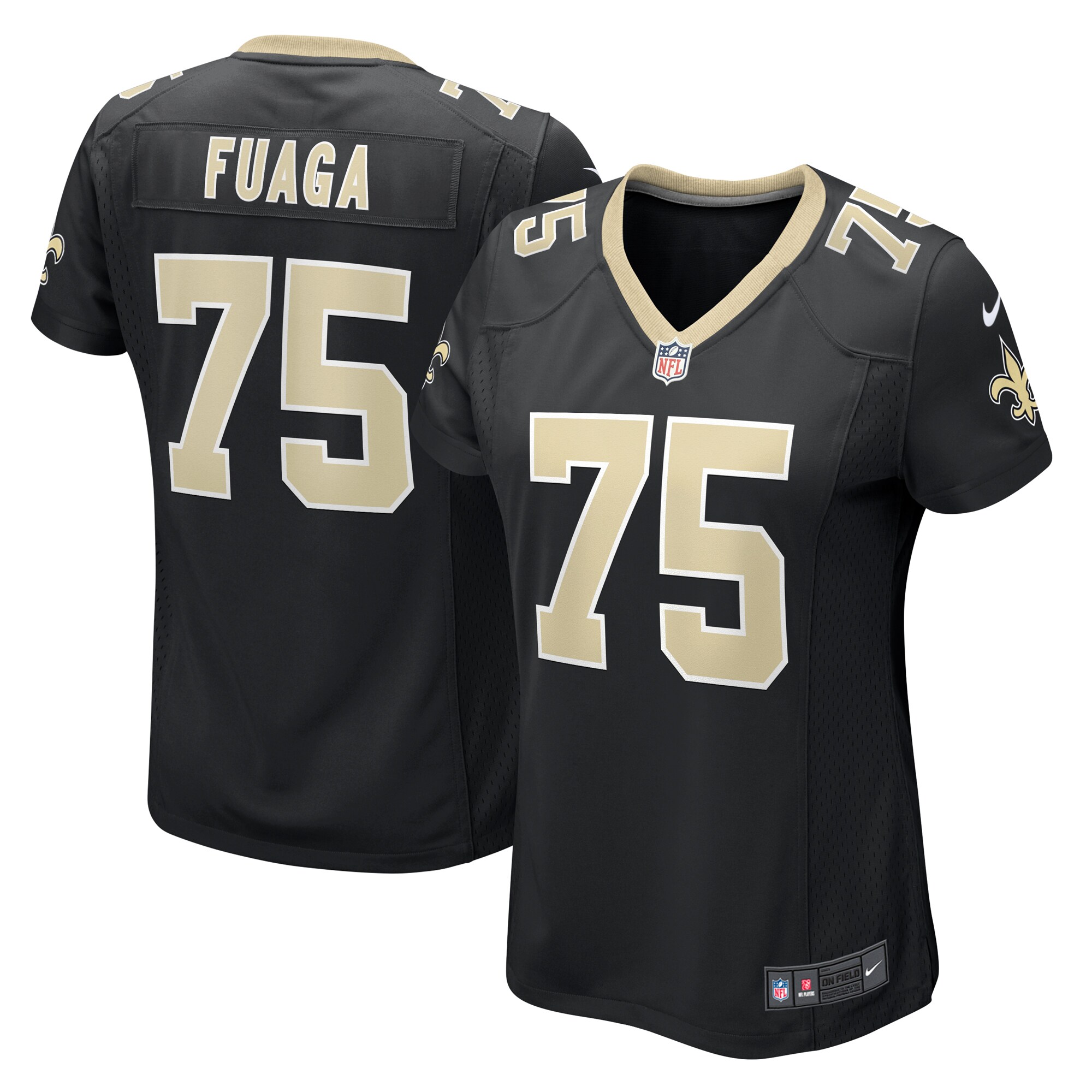 Taliese Fuaga New Orleans Saints Women's Game Jersey - Black