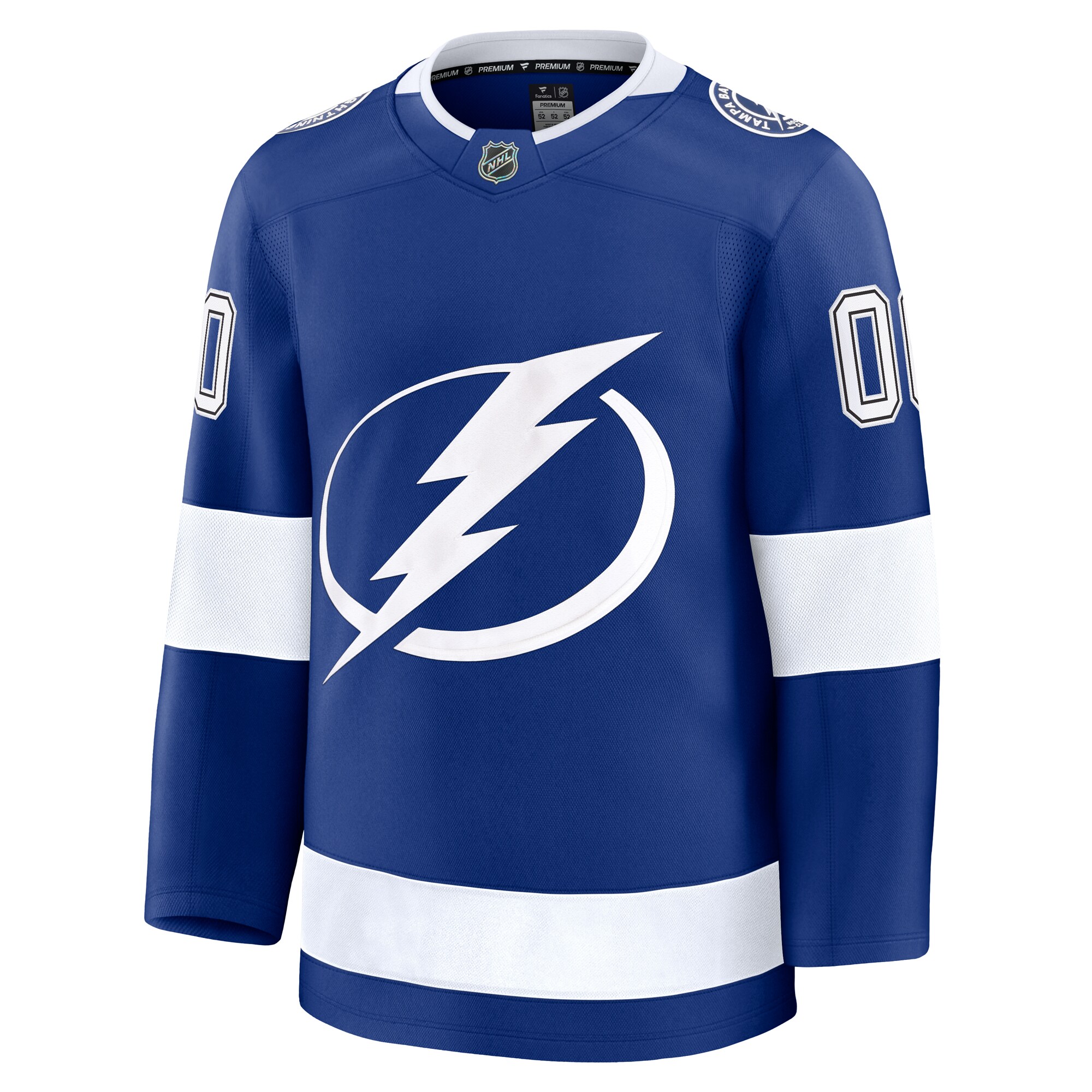 Alternative view of Tampa Bay Lightning Jersey - Fanatics Tampa Bay Lightning Blue Jersey