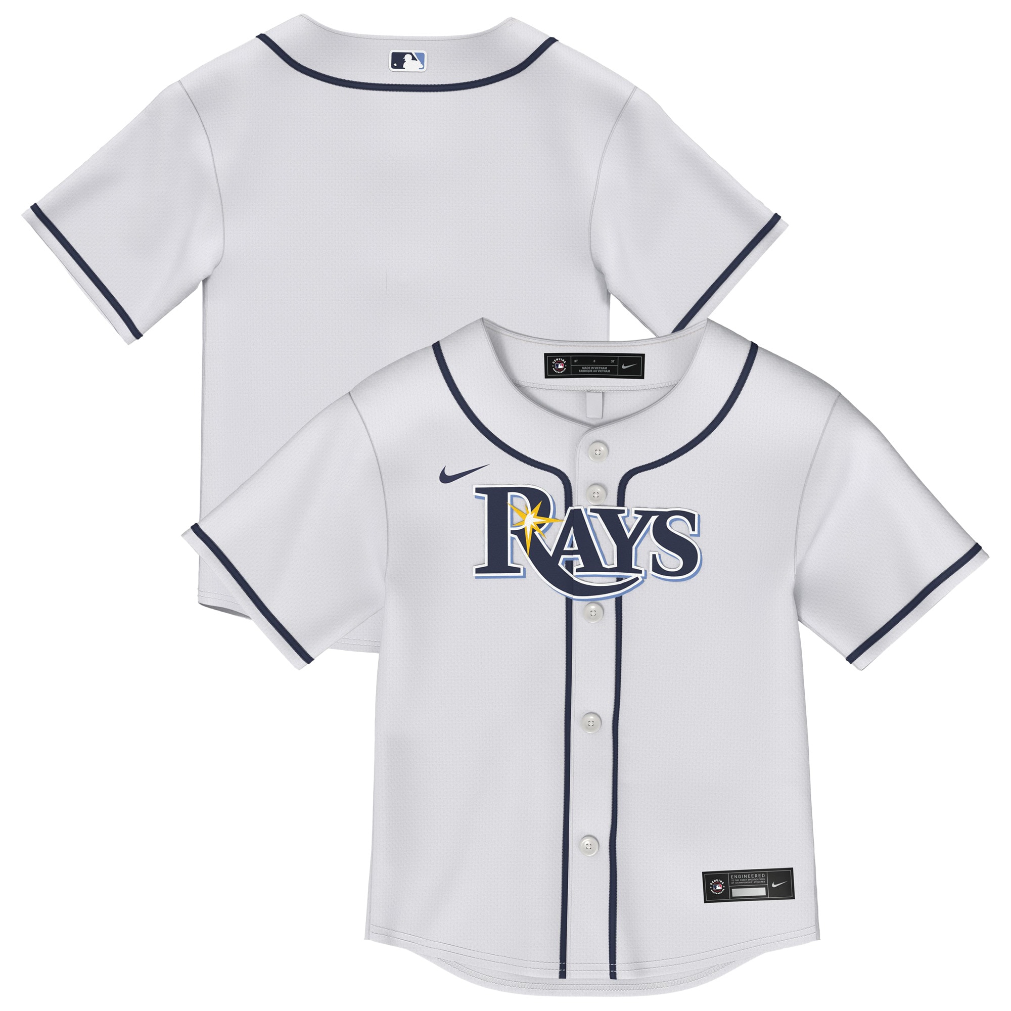 Tampa Bay Rays Infant Home Jersey - White