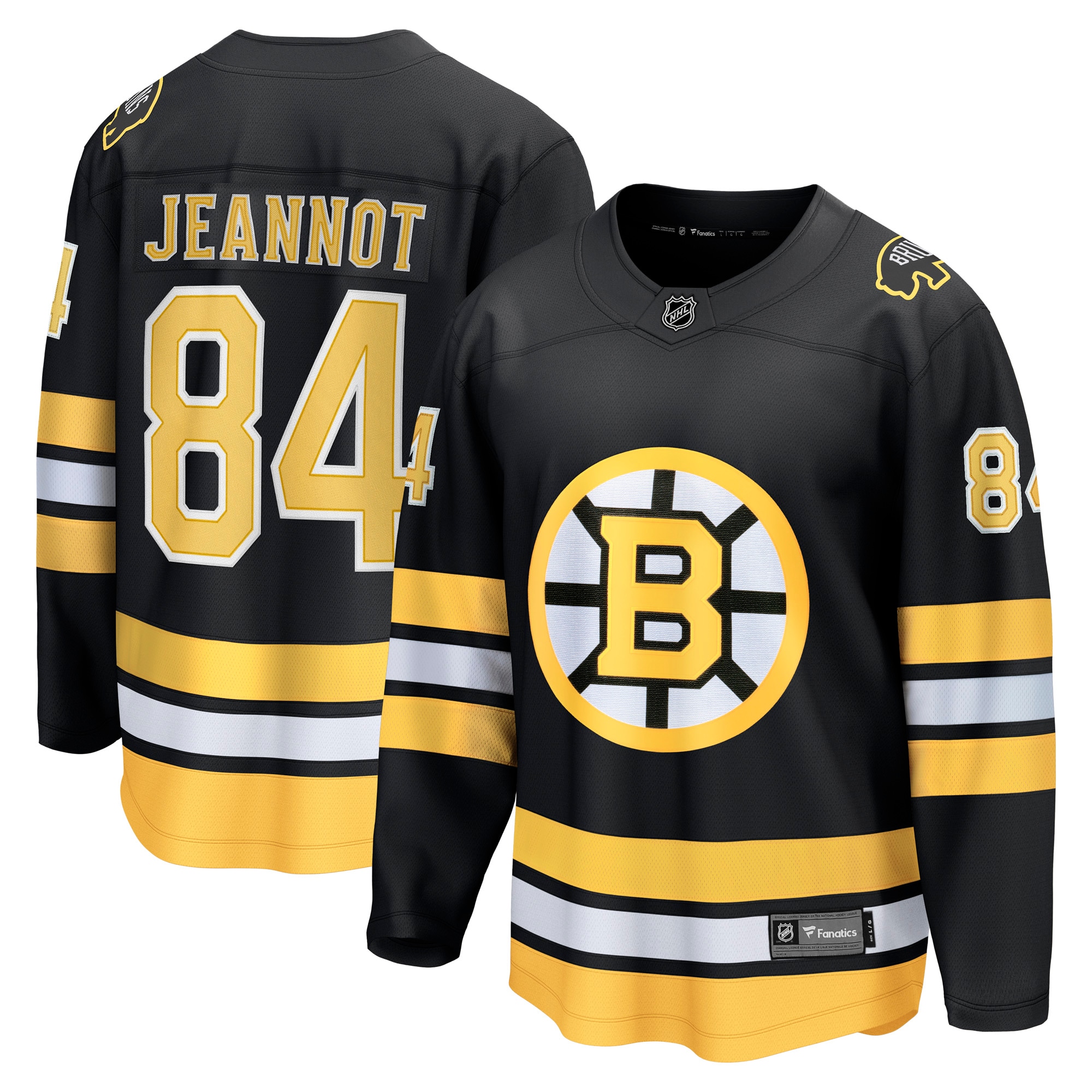 Tanner Jeannot Boston Bruins Fanatics Home Breakaway Player Jersey - Black